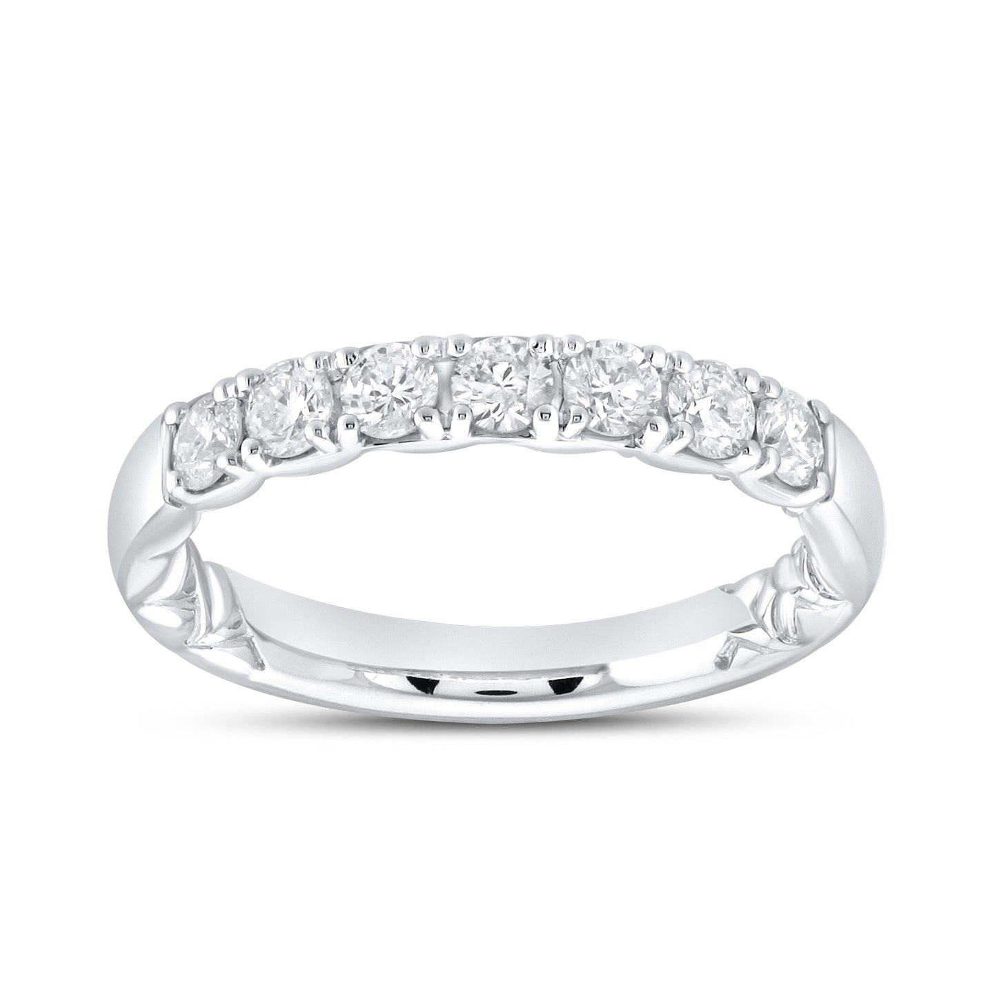 14kt white gold 0.45 CTW Ladies Diamond Band