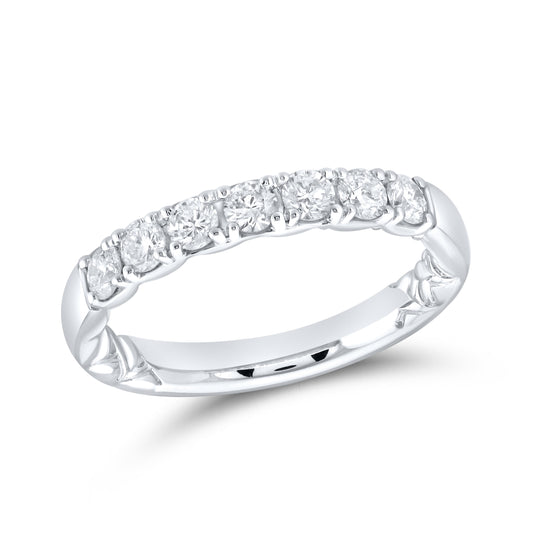 14kt white gold 0.45 CTW Ladies Diamond Band