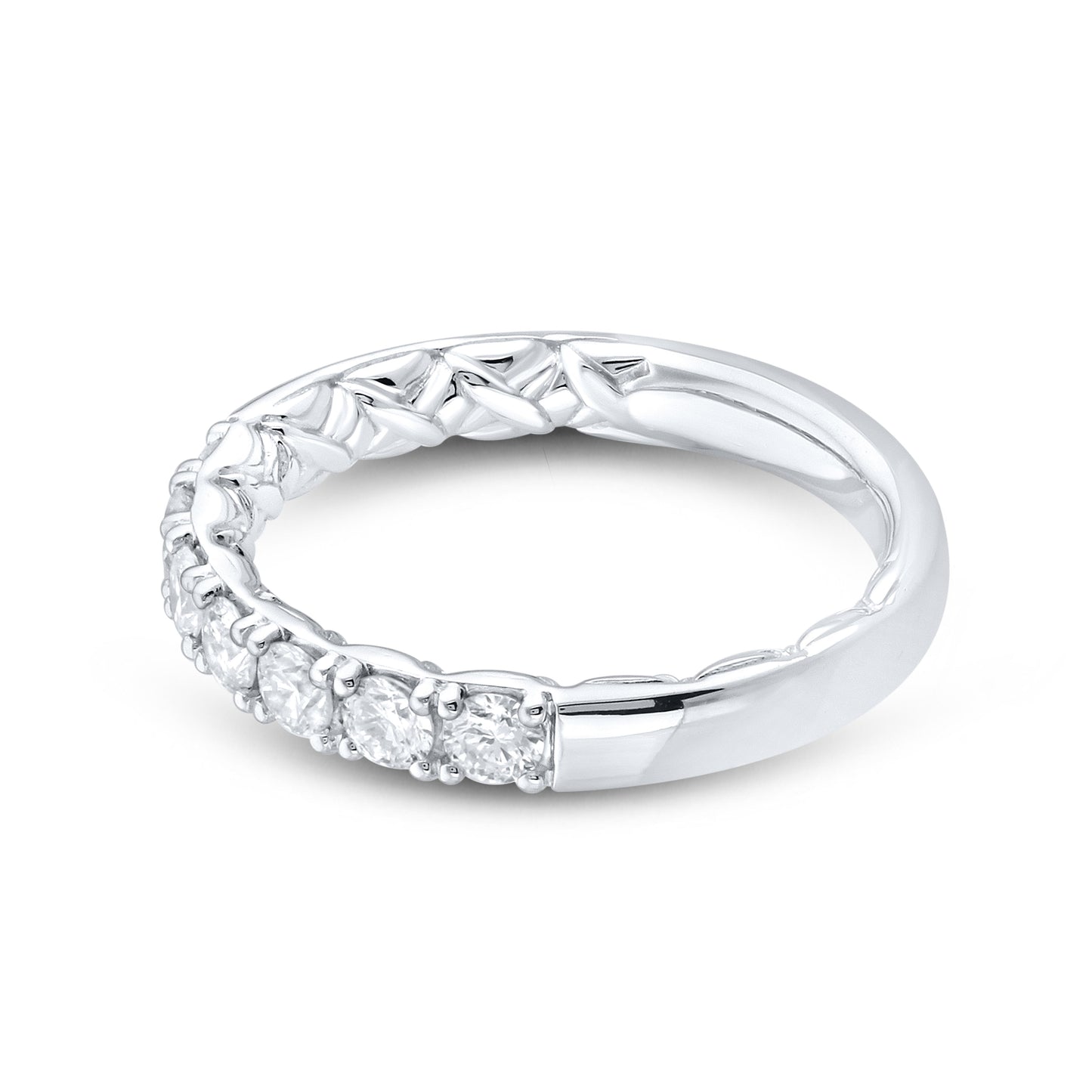 14kt white gold 0.45 CTW Ladies Diamond Band