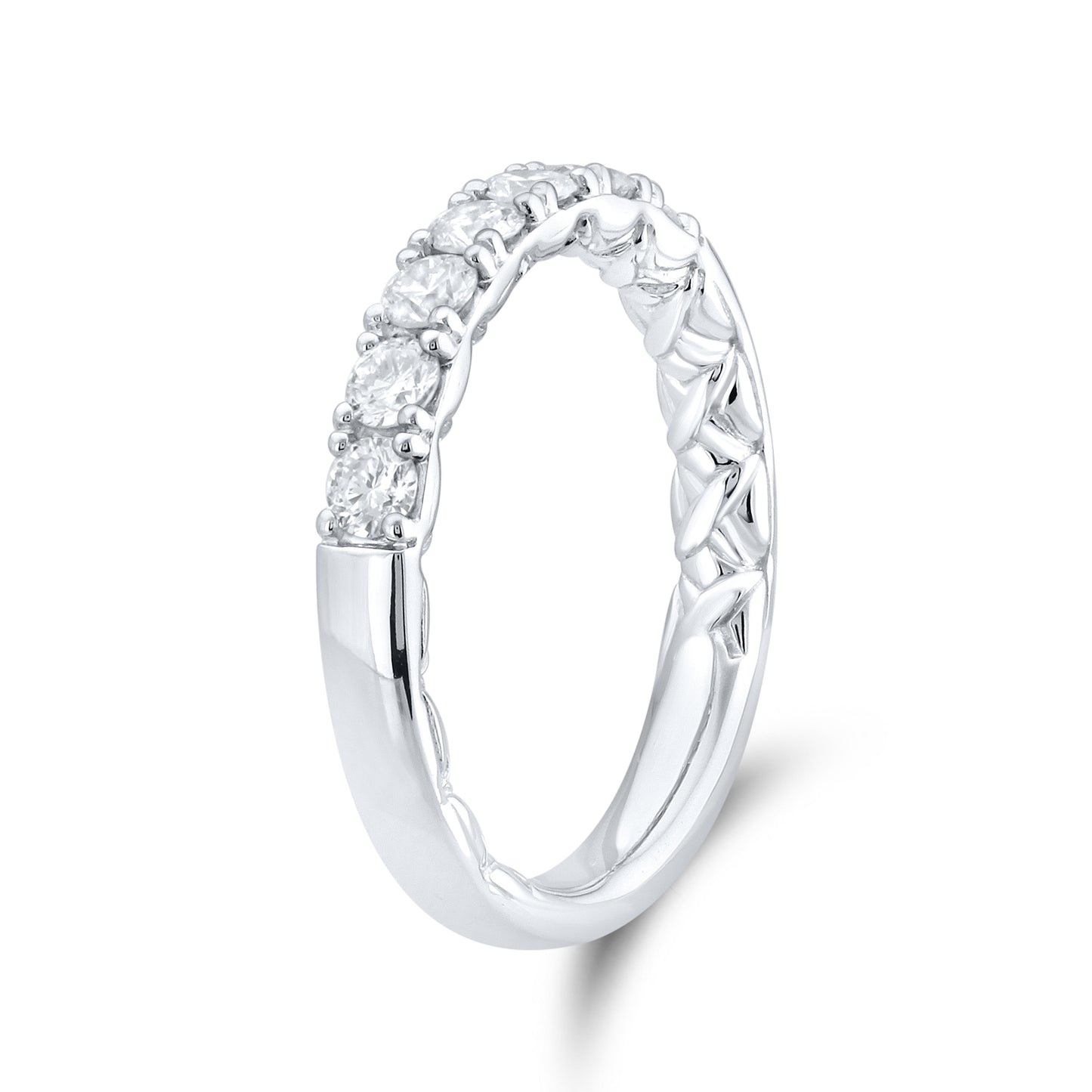 14kt white gold 0.45 CTW Ladies Diamond Band