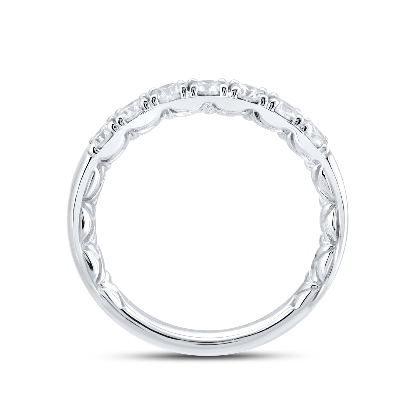 14kt white gold 0.45 CTW Ladies Diamond Band