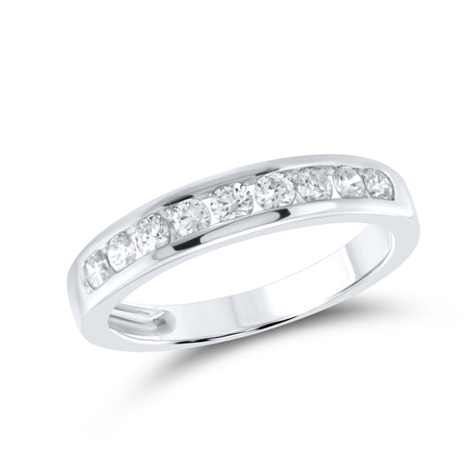 14k white gold 0.50 CTW Ladies Diamond Band