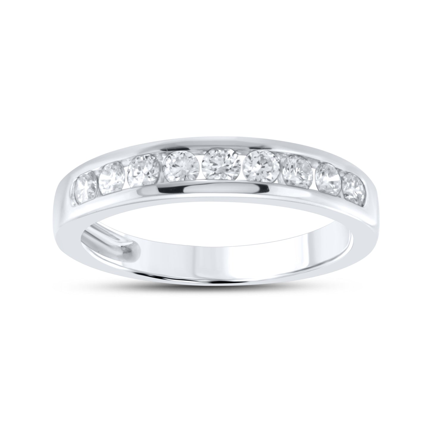 14k white gold 0.50 CTW Ladies Diamond Band