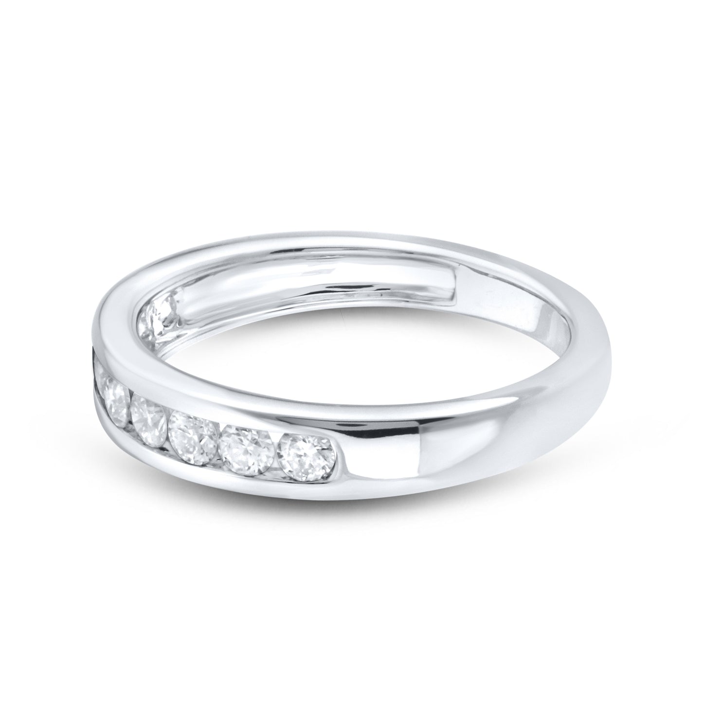 14k white gold 0.50 CTW Ladies Diamond Band