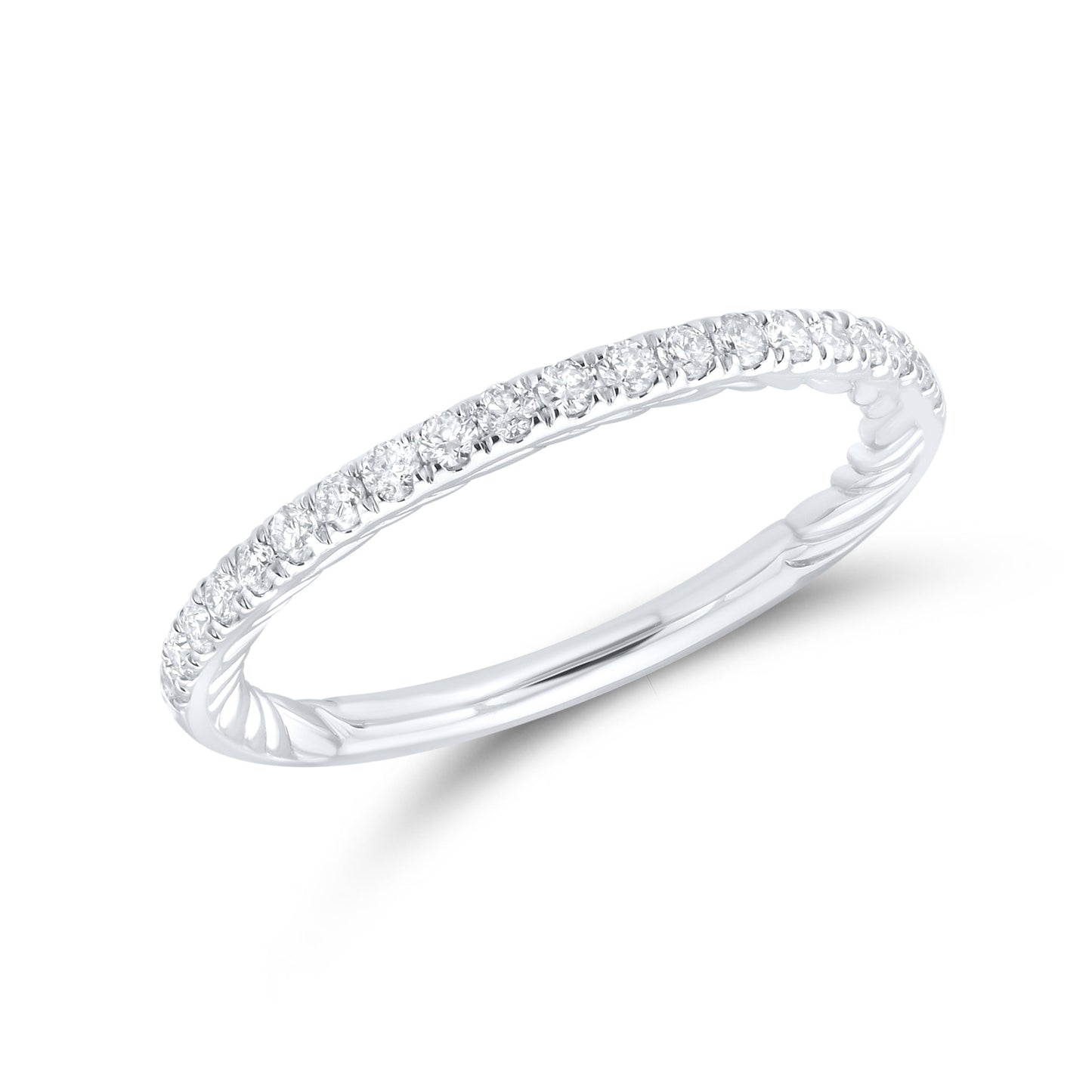 14kt white gold 0.27 CTW Ladies Diamond Band