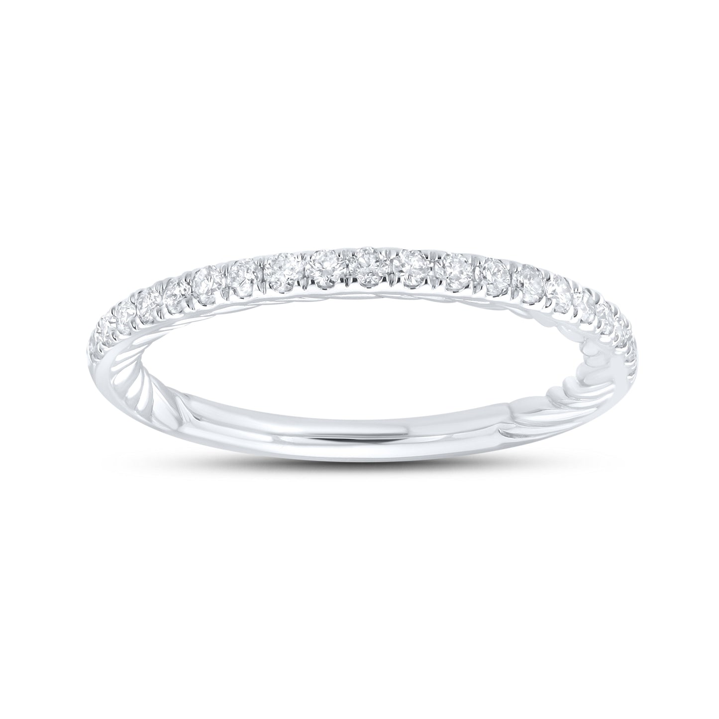 14kt white gold 0.27 CTW Ladies Diamond Band