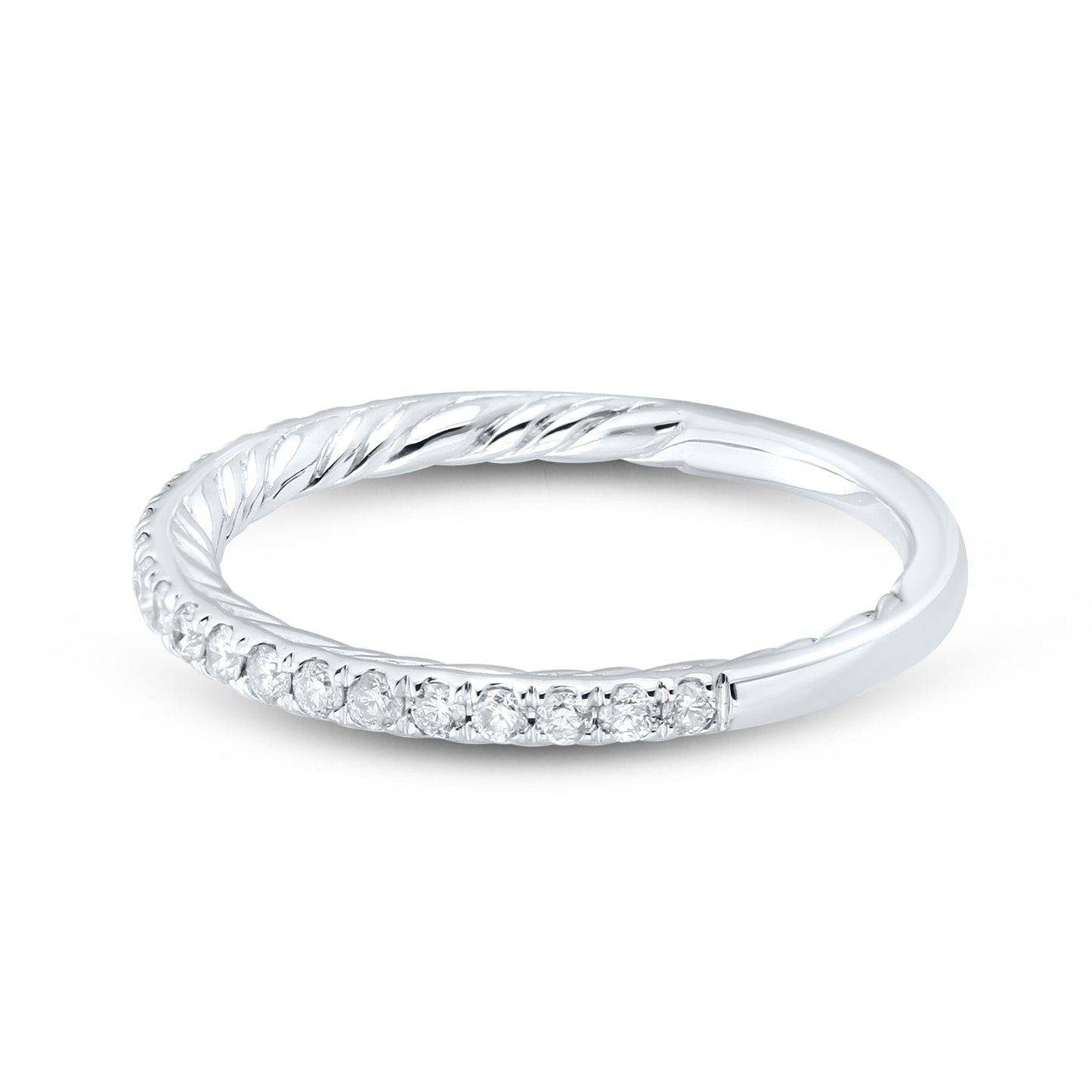 14kt white gold 0.27 CTW Ladies Diamond Band