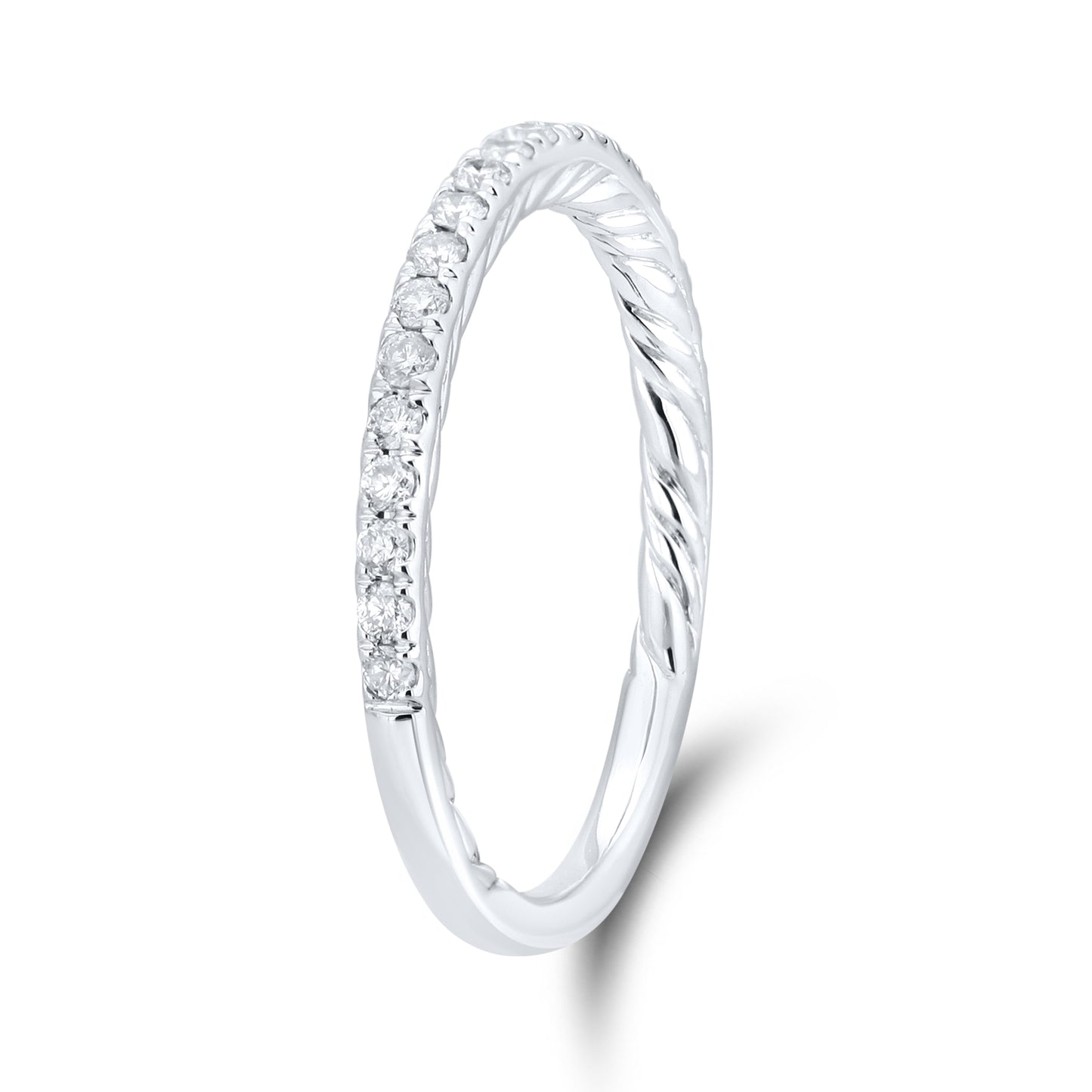 14kt white gold 0.27 CTW Ladies Diamond Band