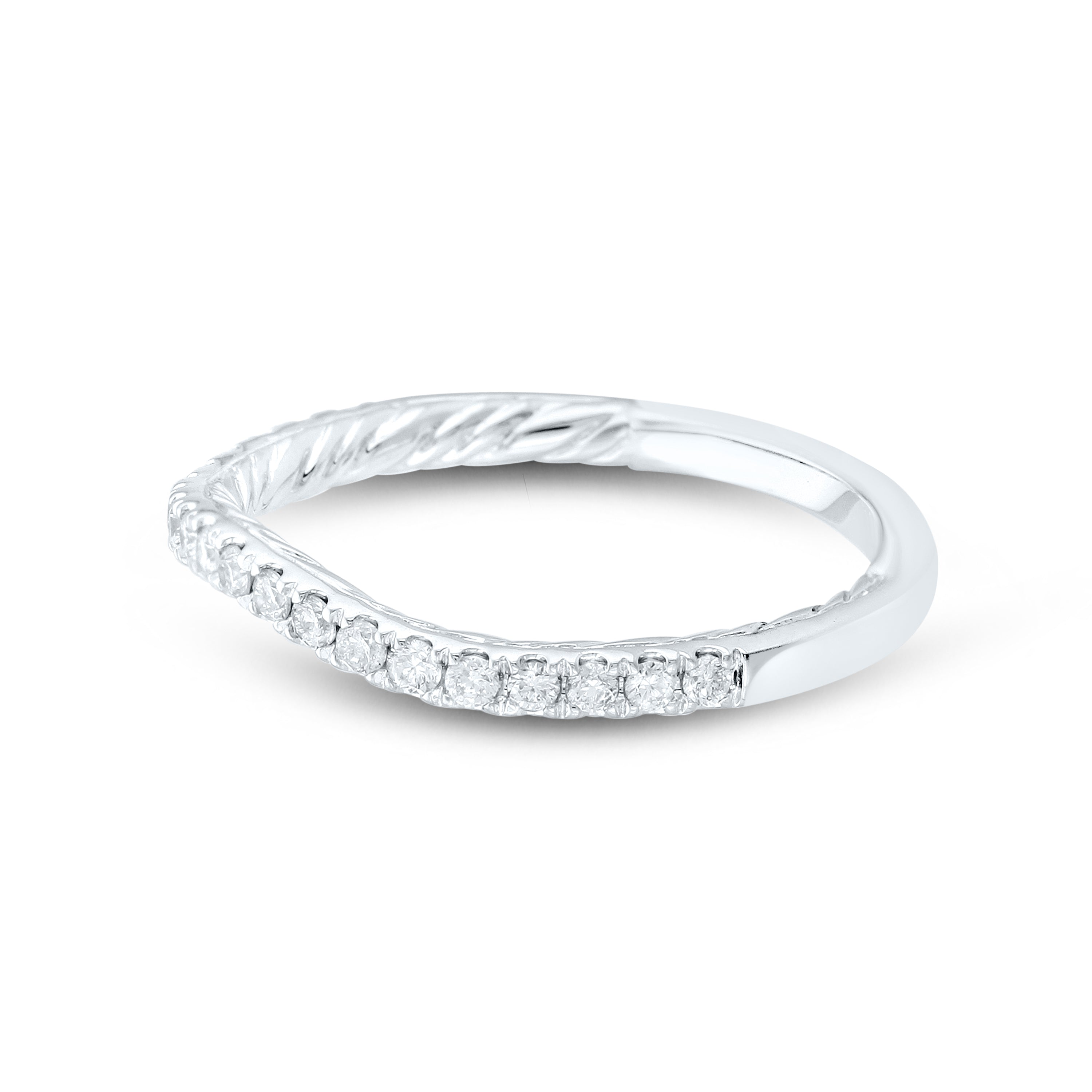 14kt white gold 0.26 CTW Ladies Diamond Band