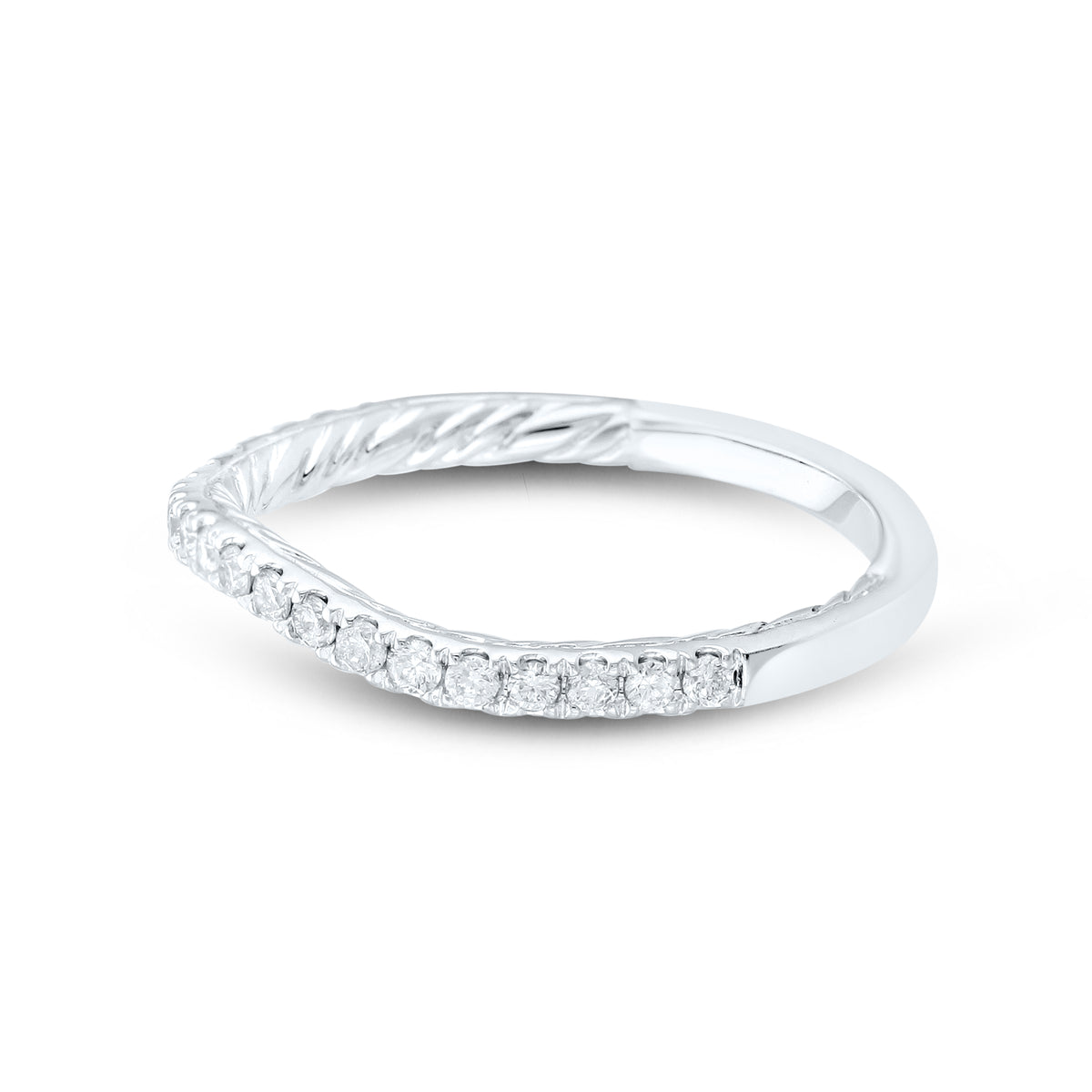 14kt white gold 0.26 CTW Ladies Diamond Band