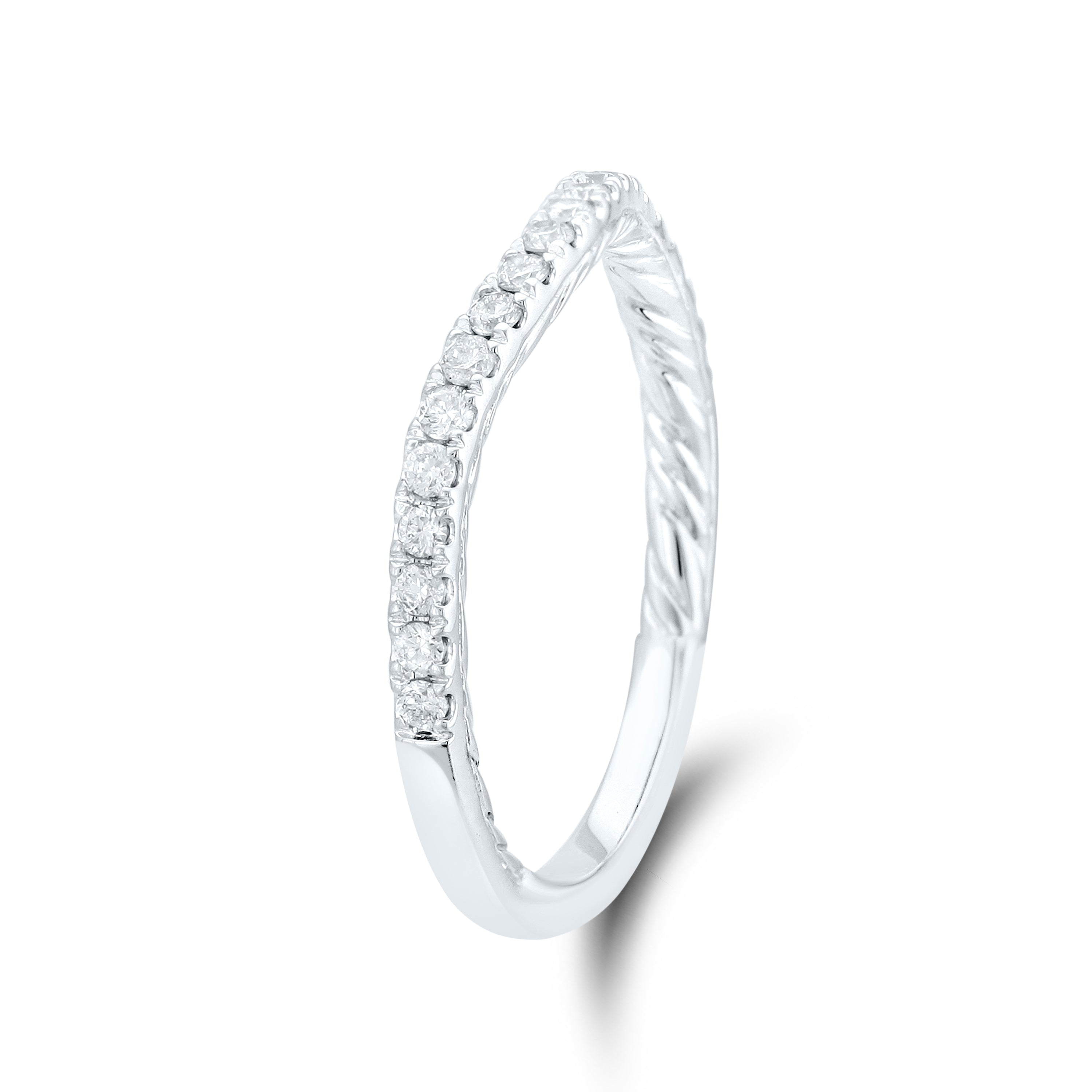 14kt white gold 0.26 CTW Ladies Diamond Band