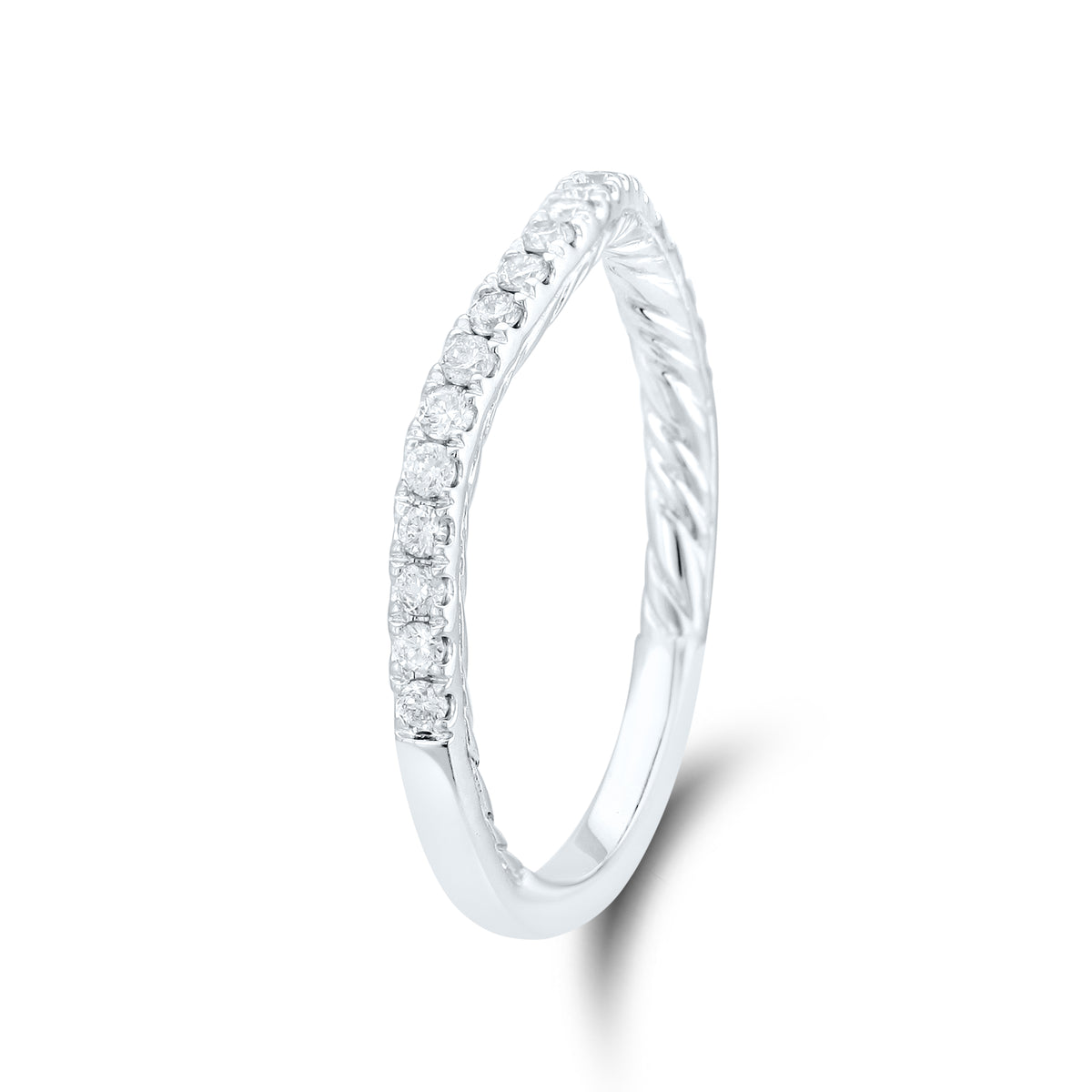 14kt white gold 0.26 CTW Ladies Diamond Band