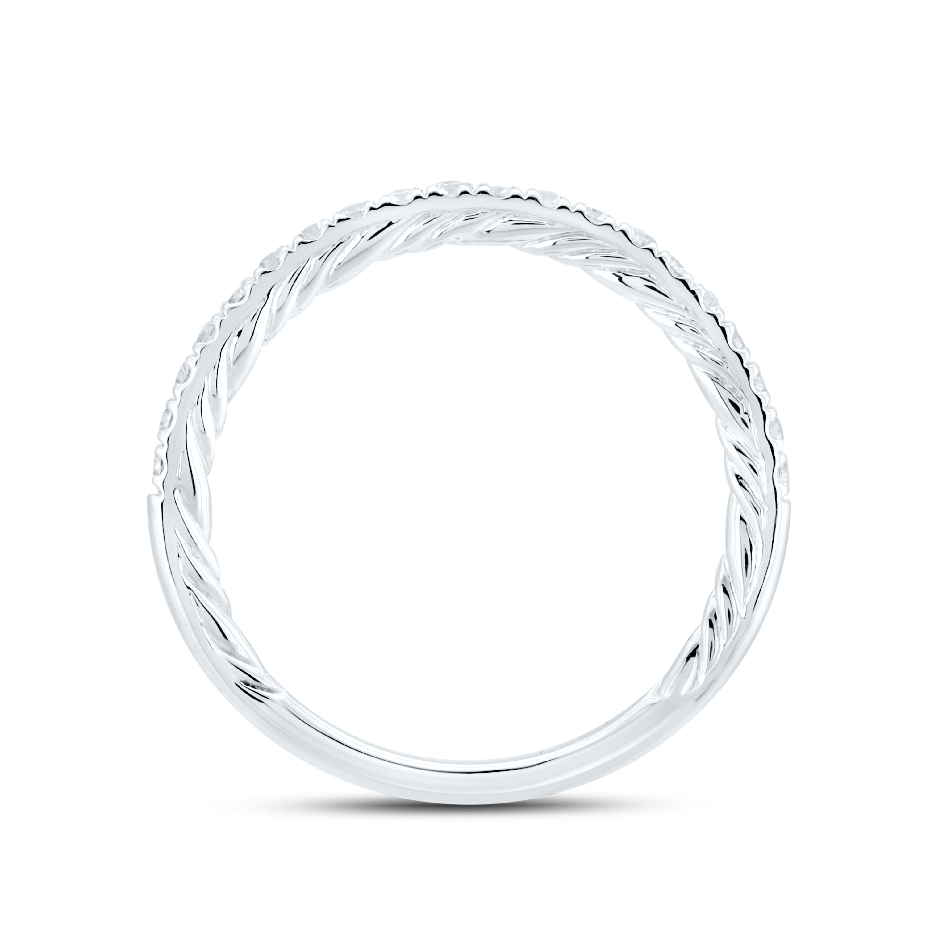 14kt white gold 0.26 CTW Ladies Diamond Band