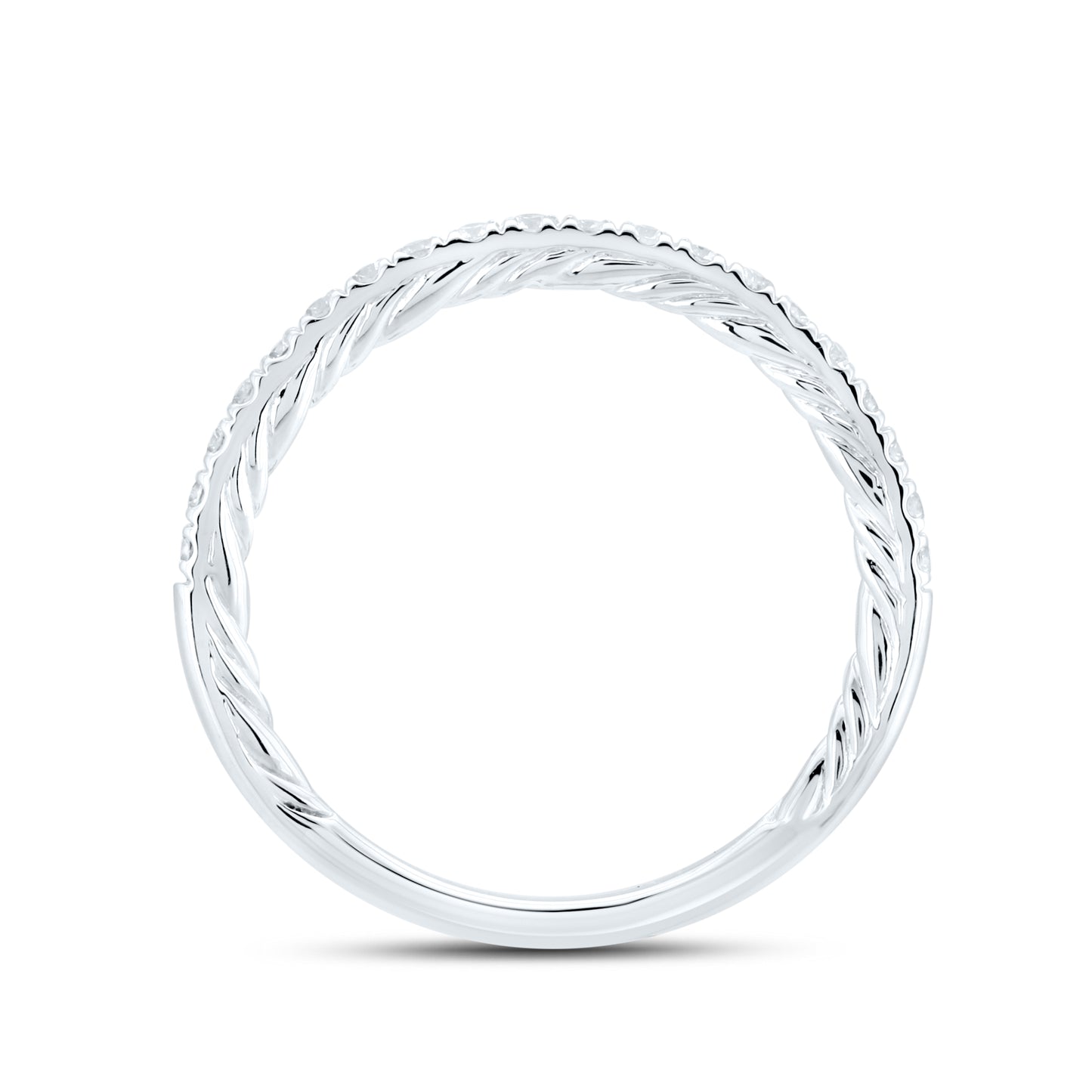 14kt white gold 0.26 CTW Ladies Diamond Band