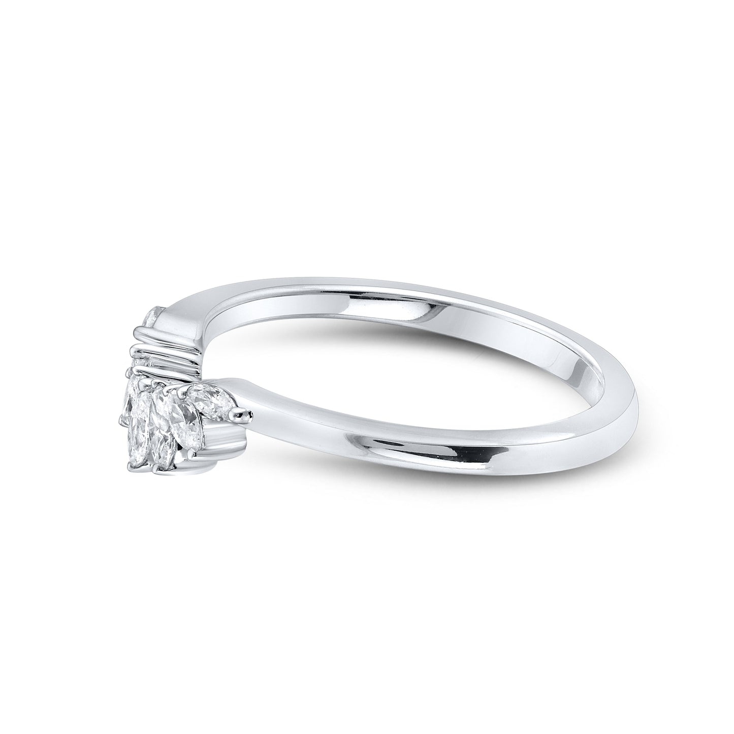 14kt white gold 0.35 CTW Ladies Diamond Band