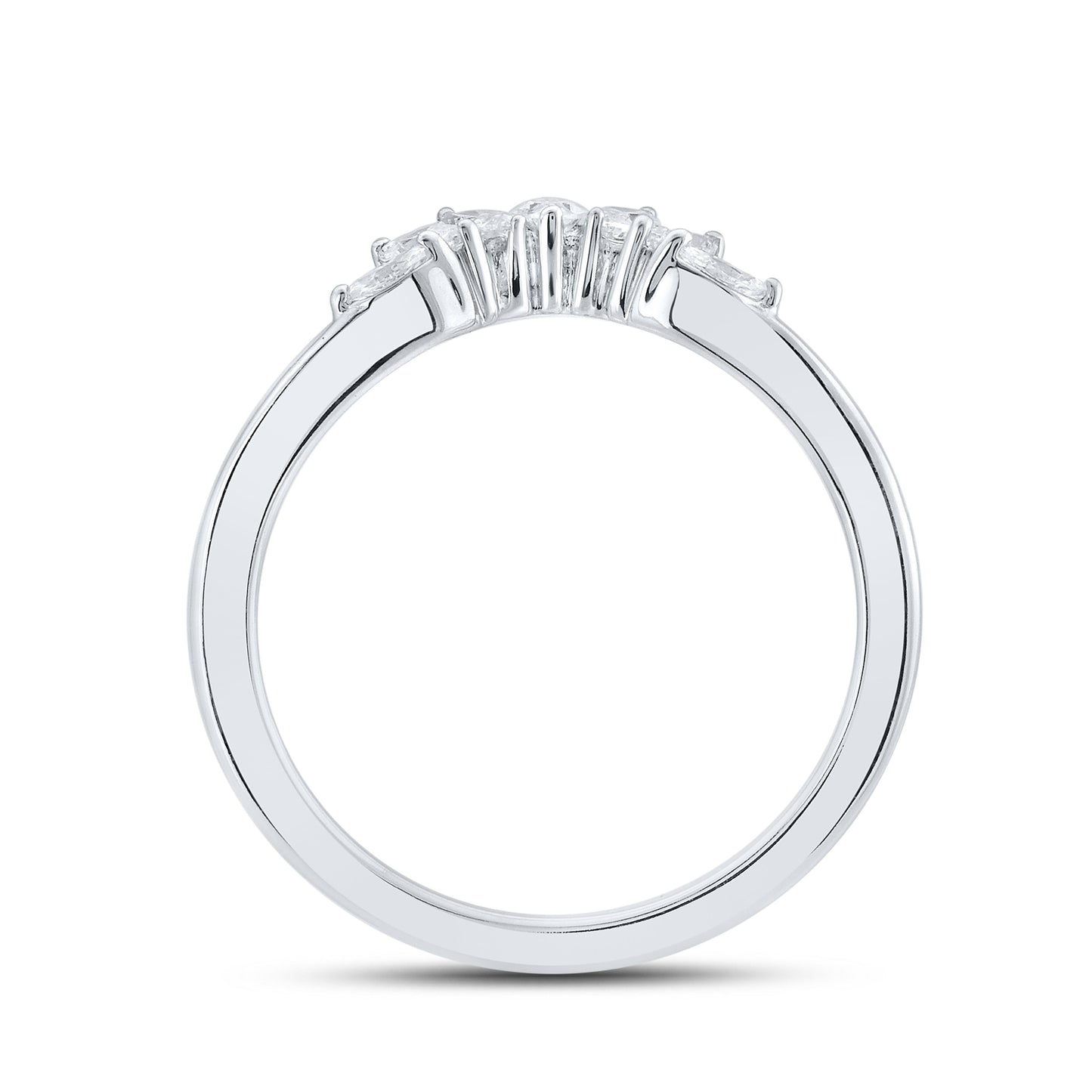 14kt white gold 0.35 CTW Ladies Diamond Band