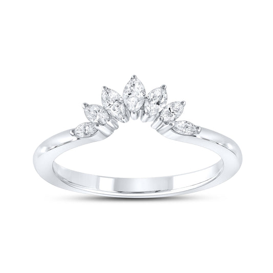 14kt white gold 0.35 CTW Ladies Diamond Band
