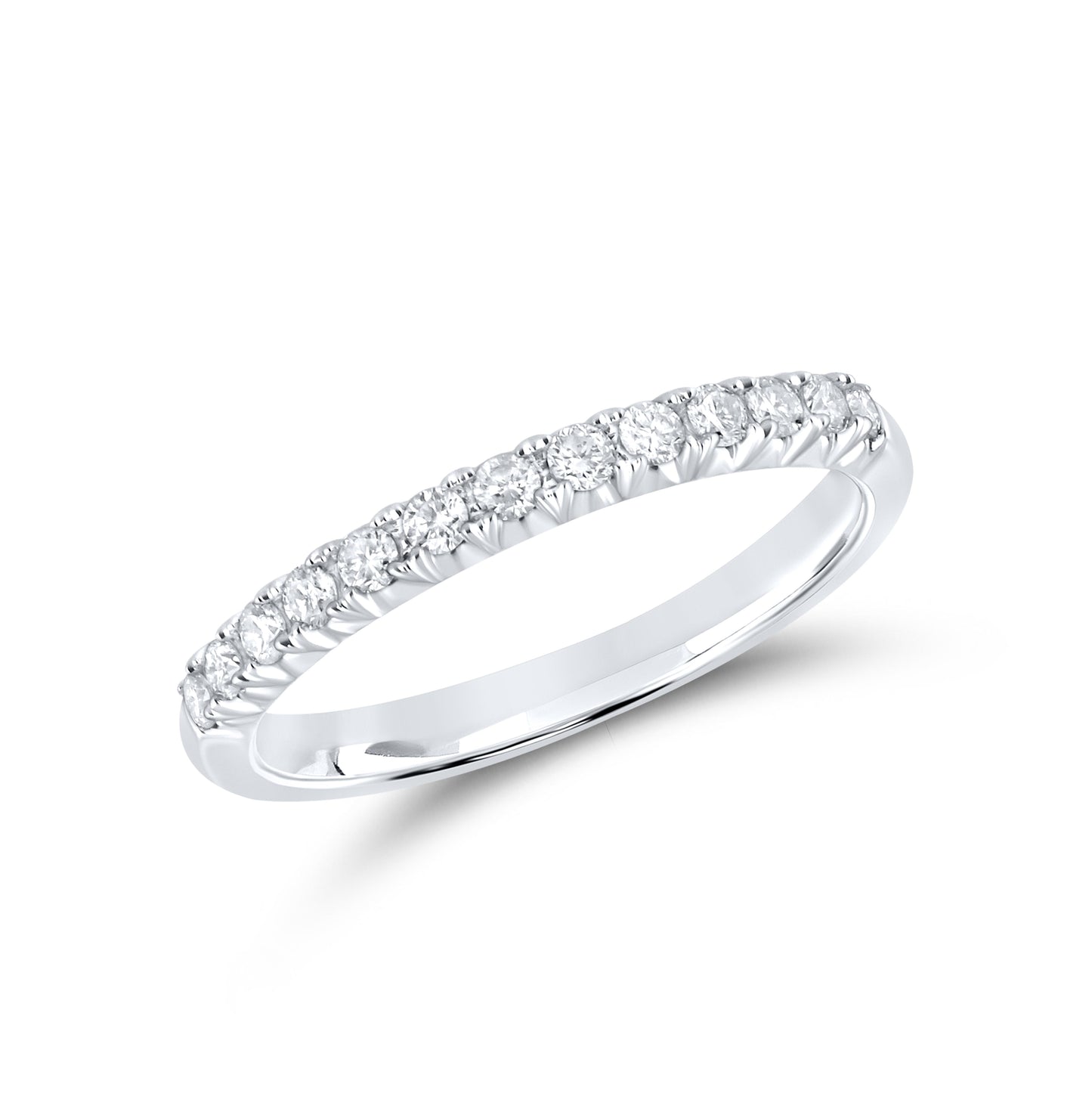 14k white gold 0.25 CTW Ladies Diamond Band