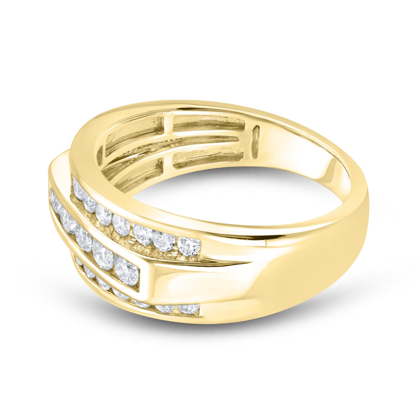 14kt Yellow Gold 1.02 CTW Diamond Men’s ring