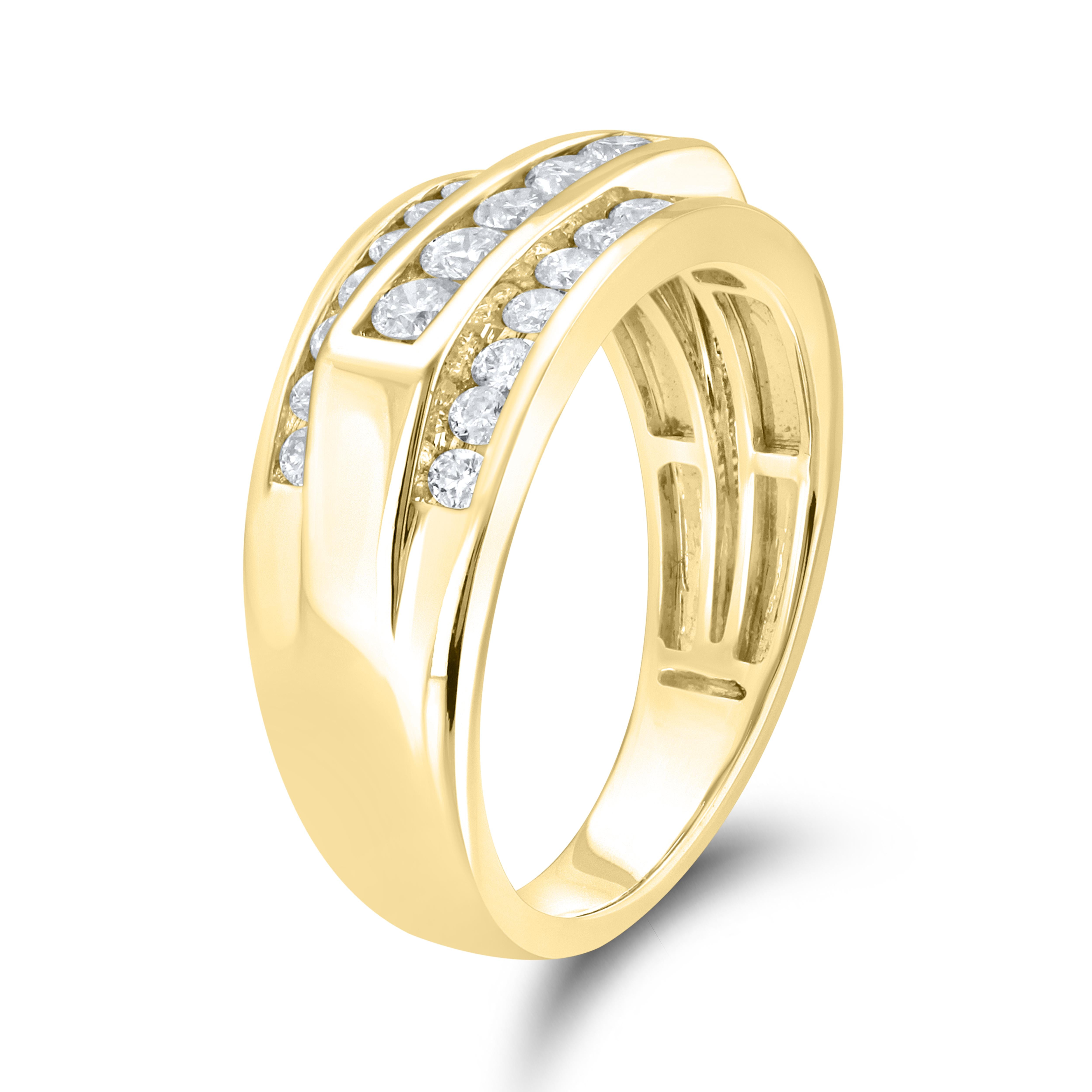 14kt Yellow Gold 1.02 CTW Diamond Men’s ring