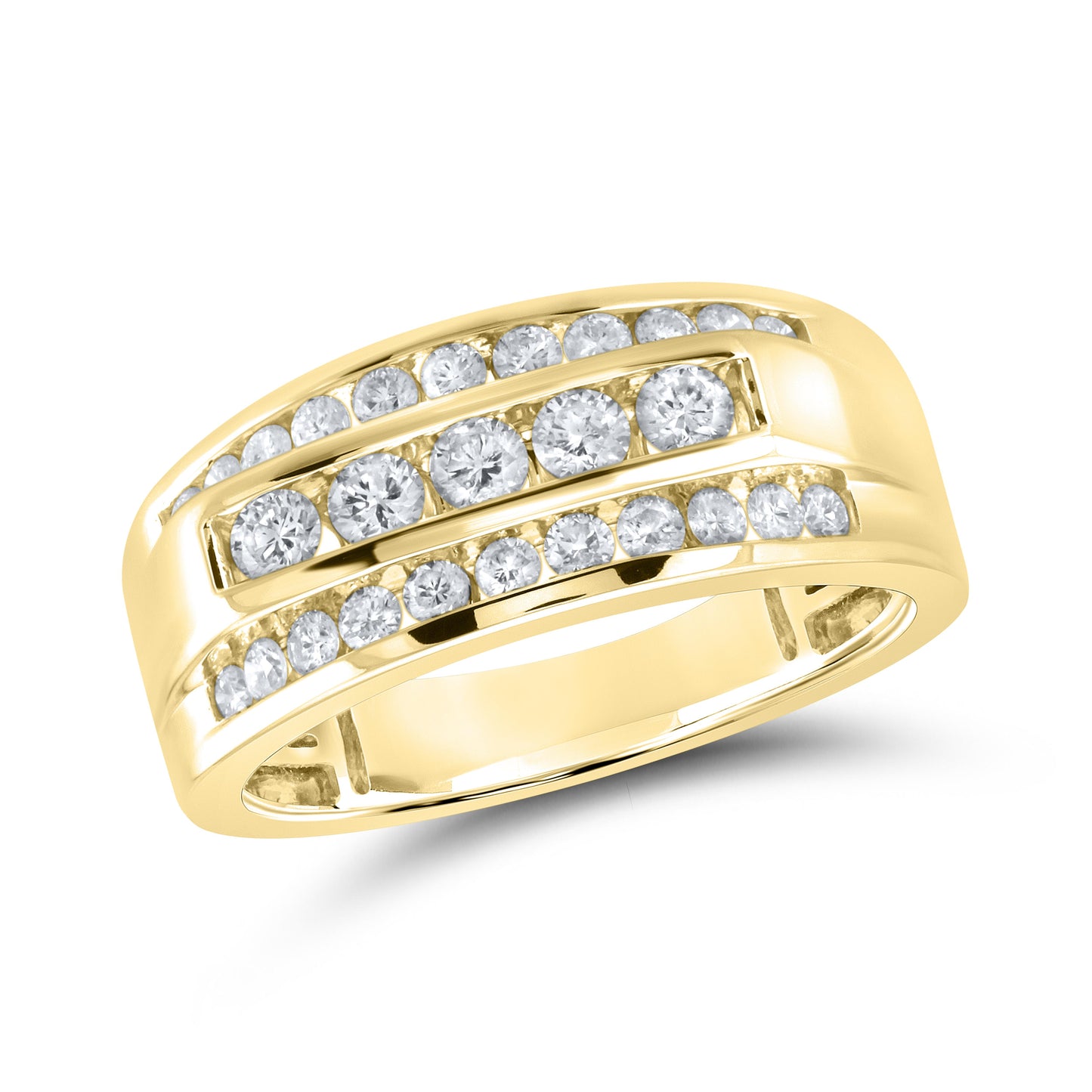 14kt Yellow Gold 1.02 CTW Diamond Men’s ring