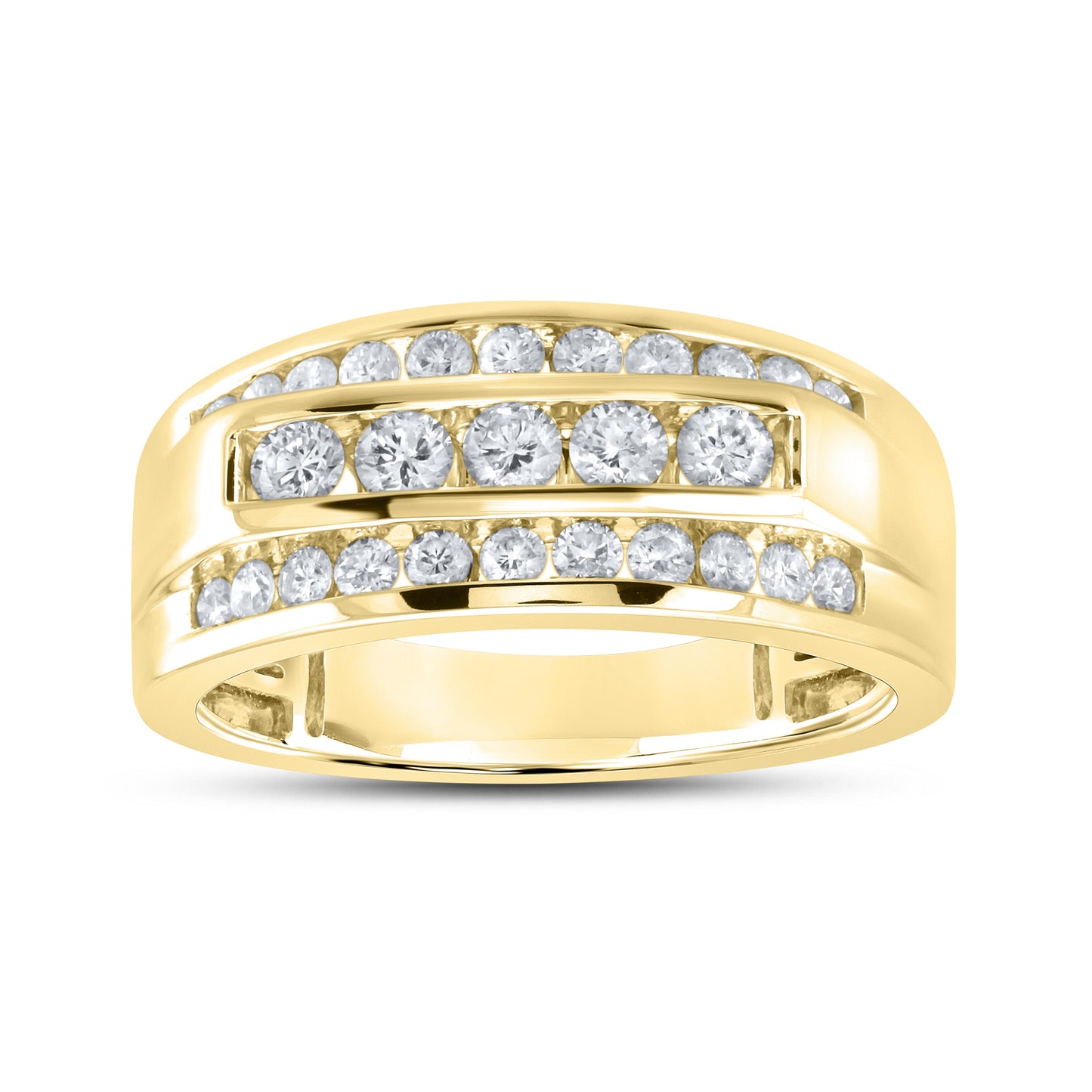 14kt Yellow Gold 1.02 CTW Diamond Men’s ring