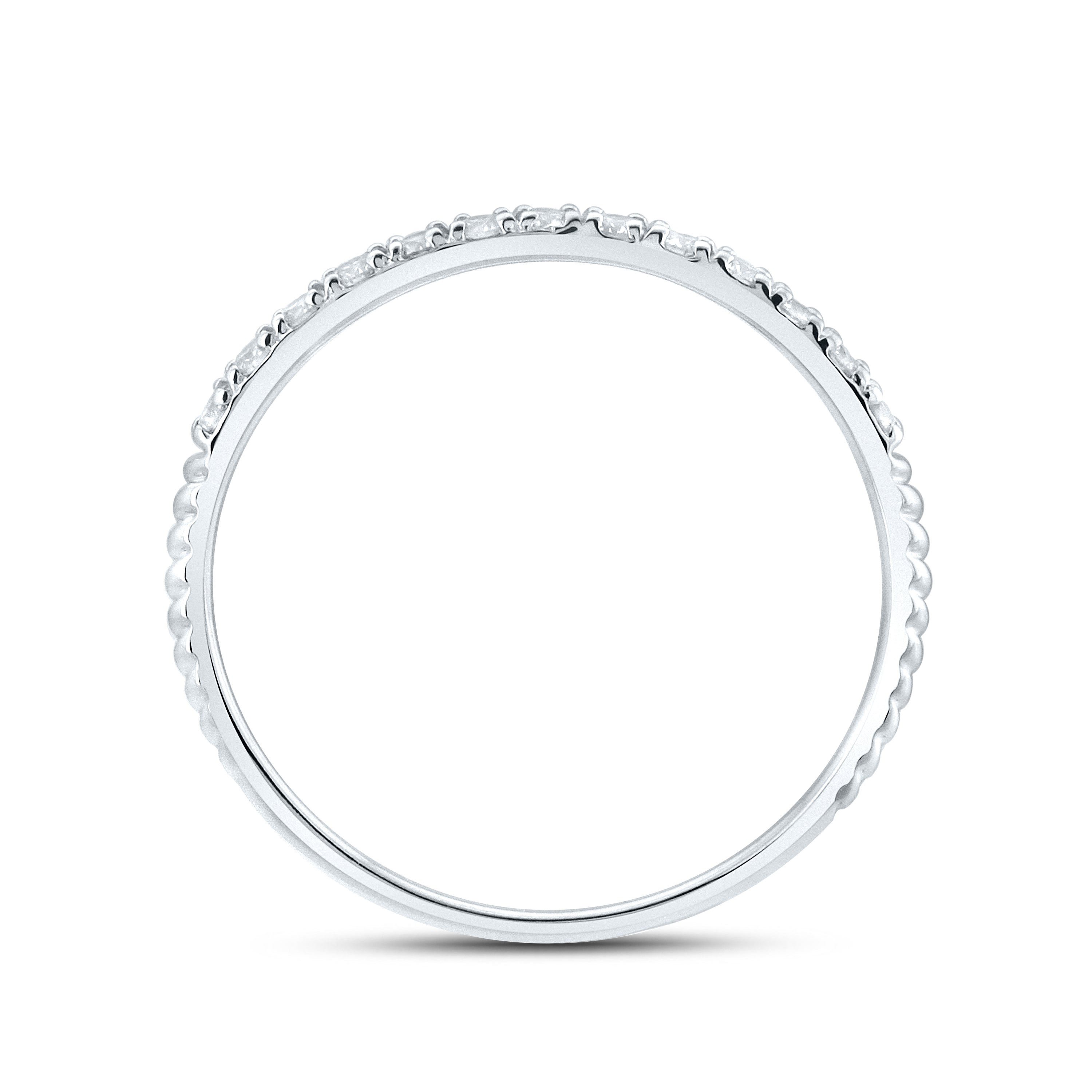 14kt white gold 0.20 CTW Ladies Diamond Band