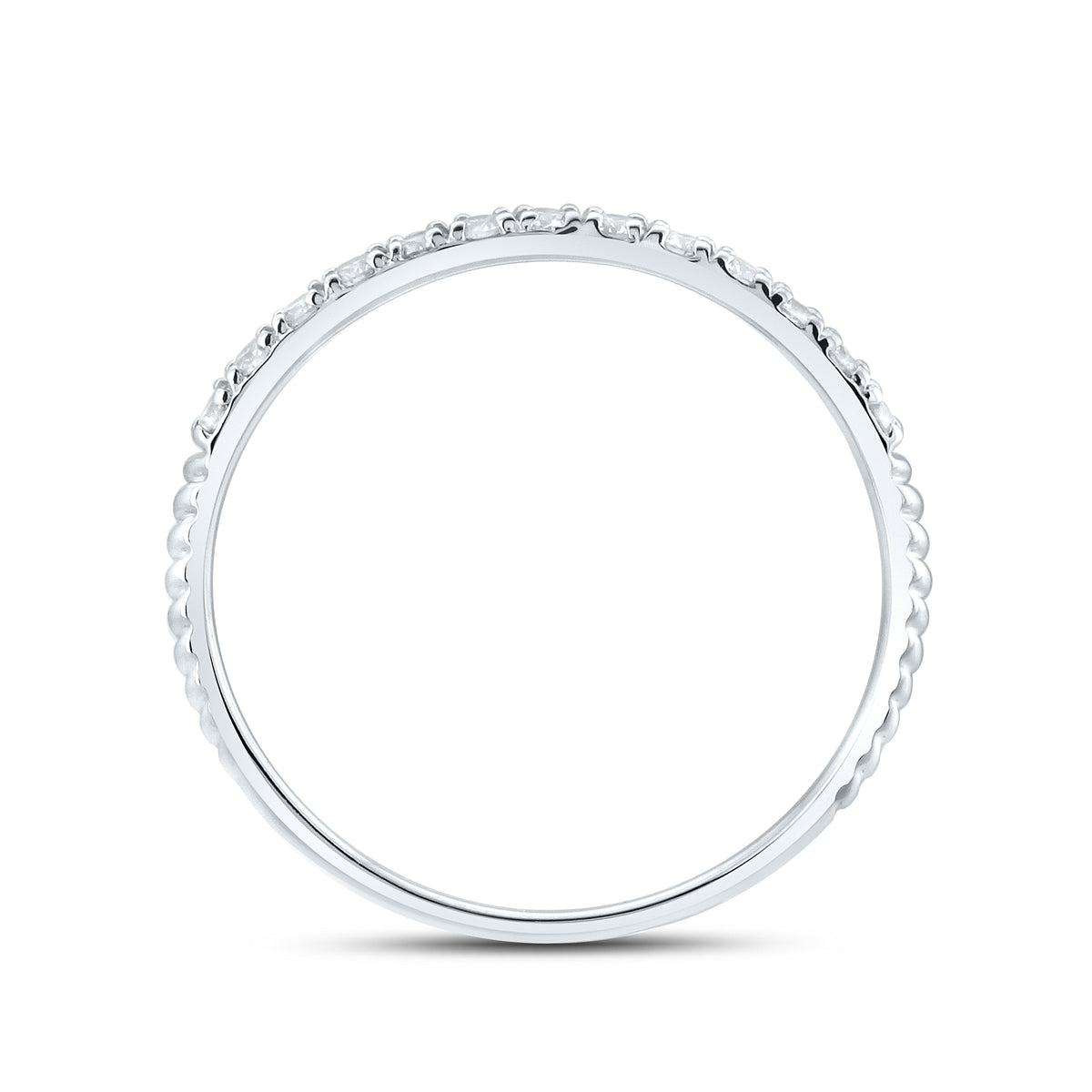 14kt white gold 0.20 CTW Ladies Diamond Band