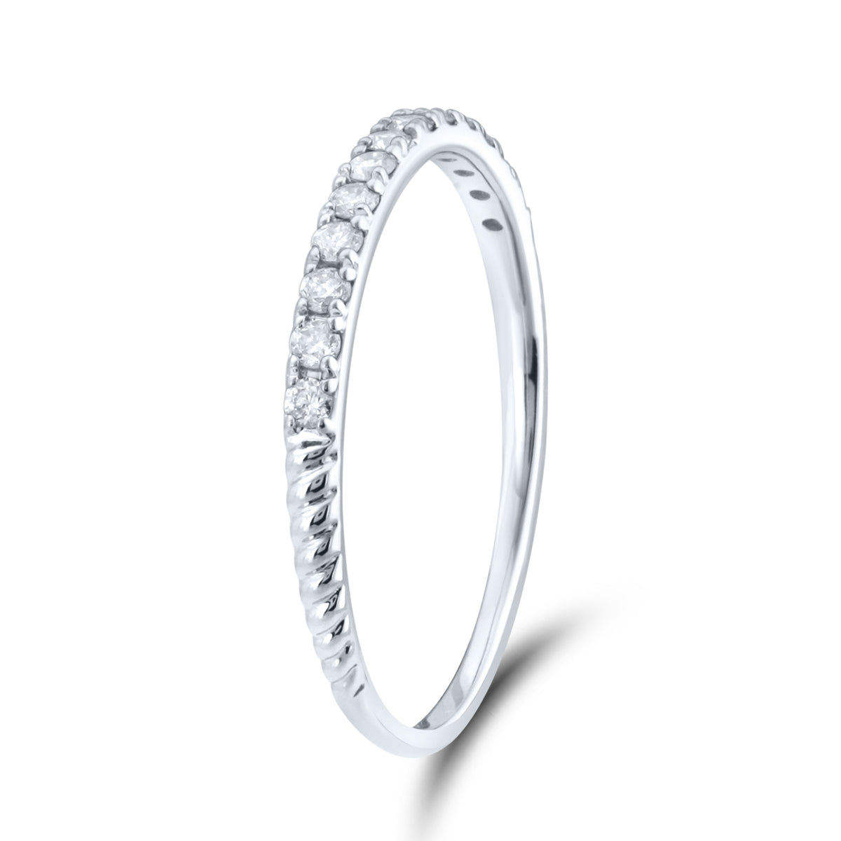 14kt white gold 0.20 CTW Ladies Diamond Band
