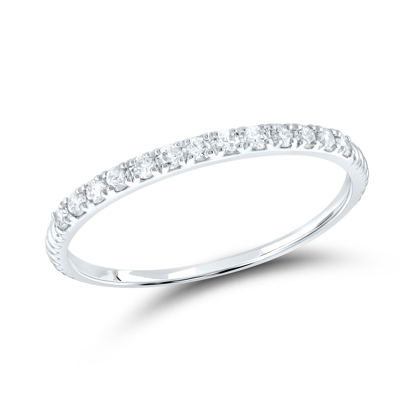 14kt white gold 0.20 CTW Ladies Diamond Band