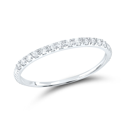 14kt white gold 0.20 CTW Ladies Diamond Band