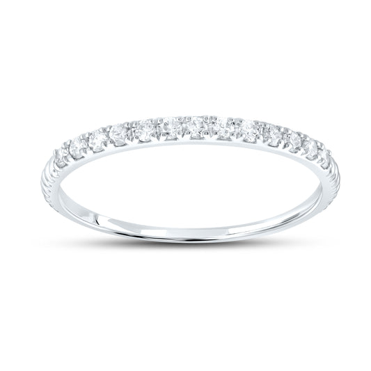 14kt white gold 0.20 CTW Ladies Diamond Band