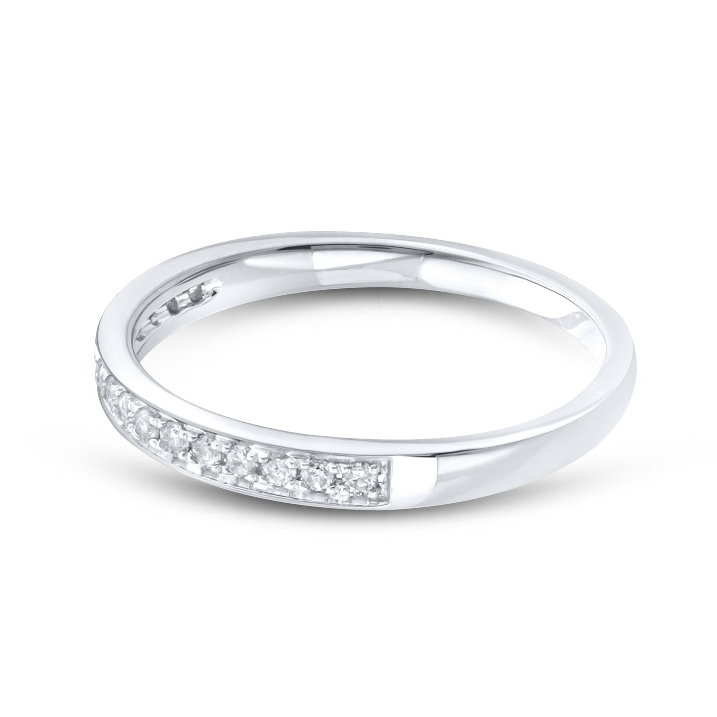 14kt white gold 0.16 CTW LADIES Diamond Band