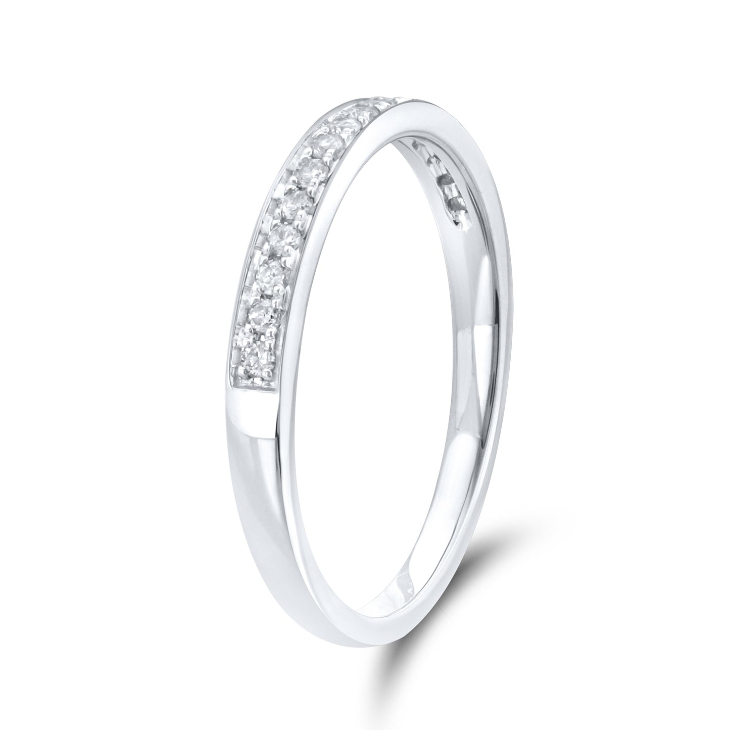 14kt white gold 0.16 CTW LADIES Diamond Band