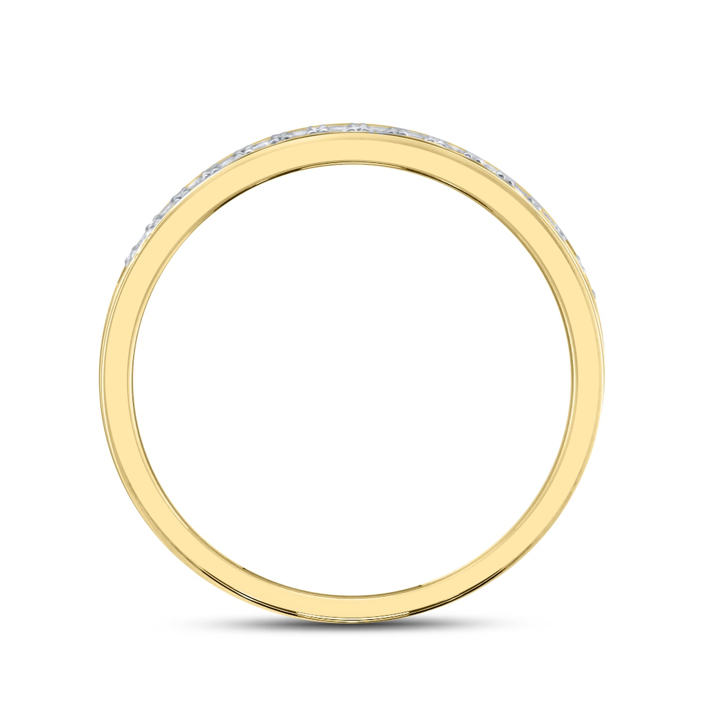 14kt yellow gold 0.15 CTW Ladies Diamond Band