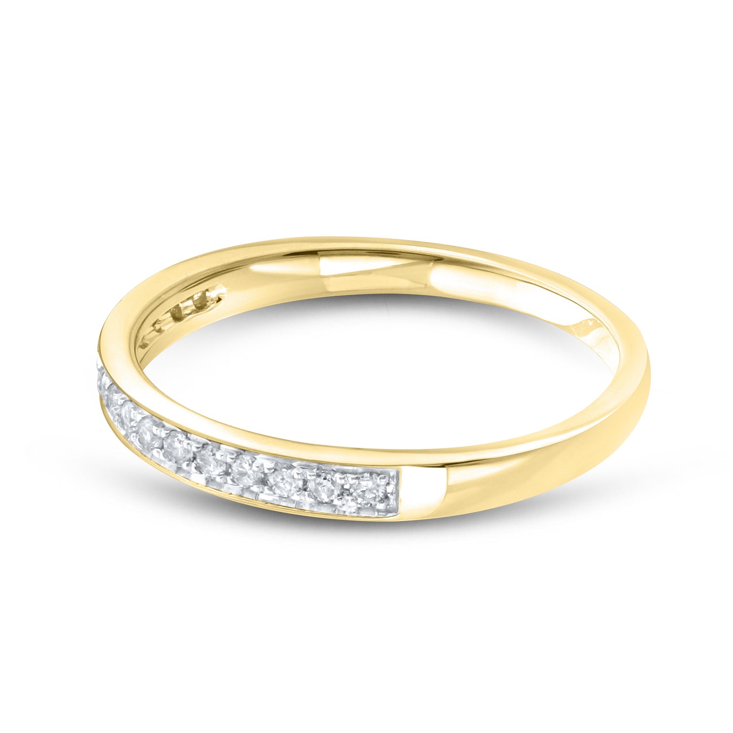 14kt yellow gold 0.15 CTW Ladies Diamond Band