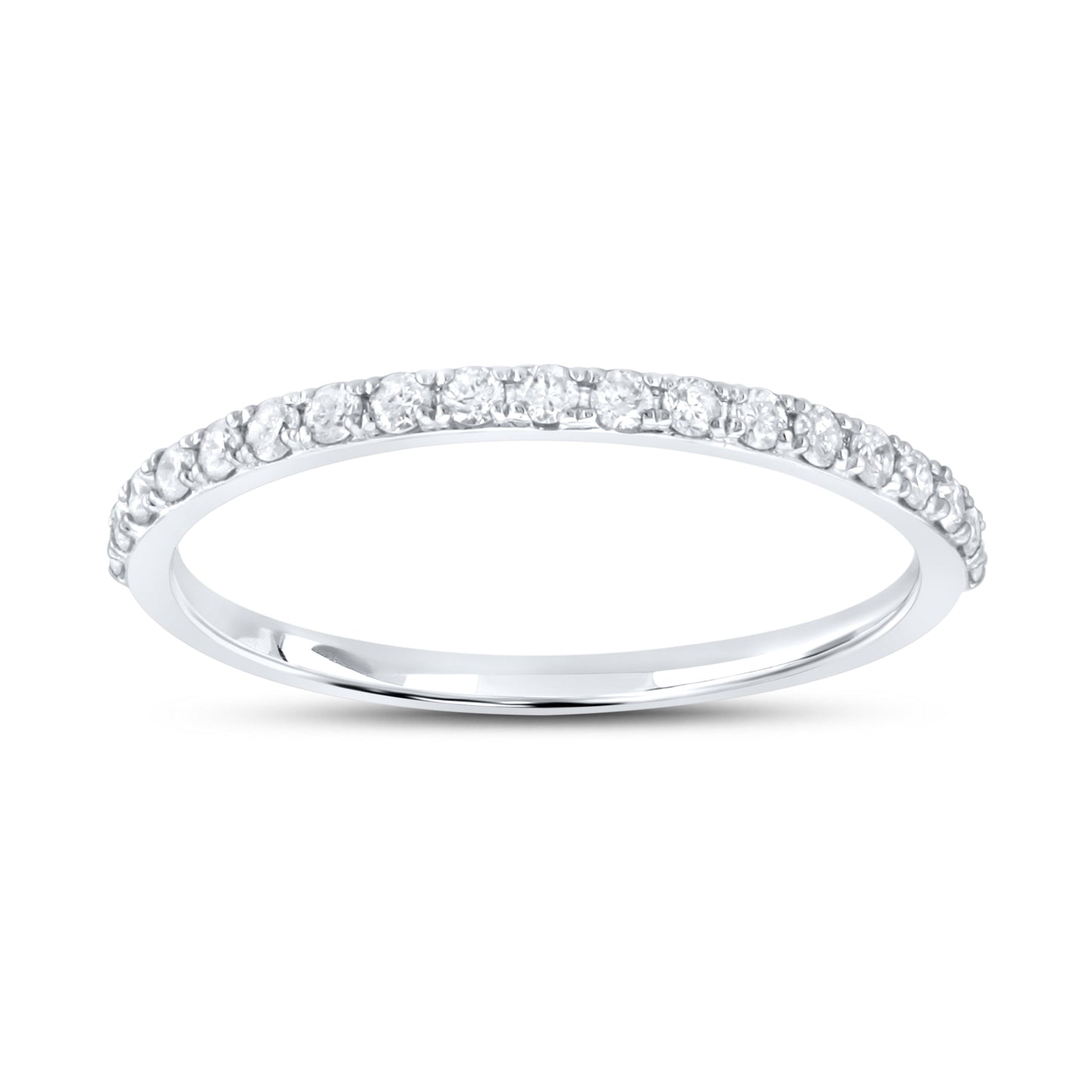 14k white gold 0.25 CTW Ladies Diamond Band