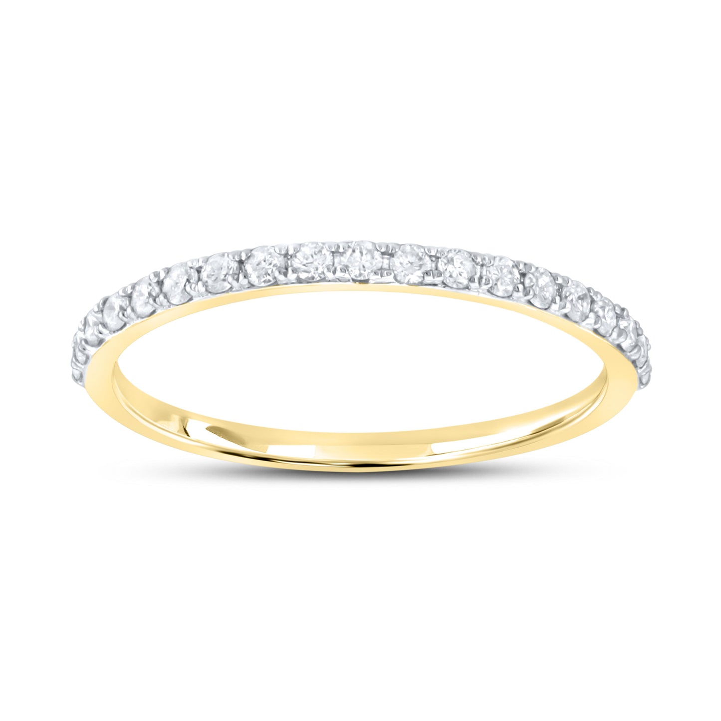 14k yellow gold 0.25 CTW Ladies Diamond Band