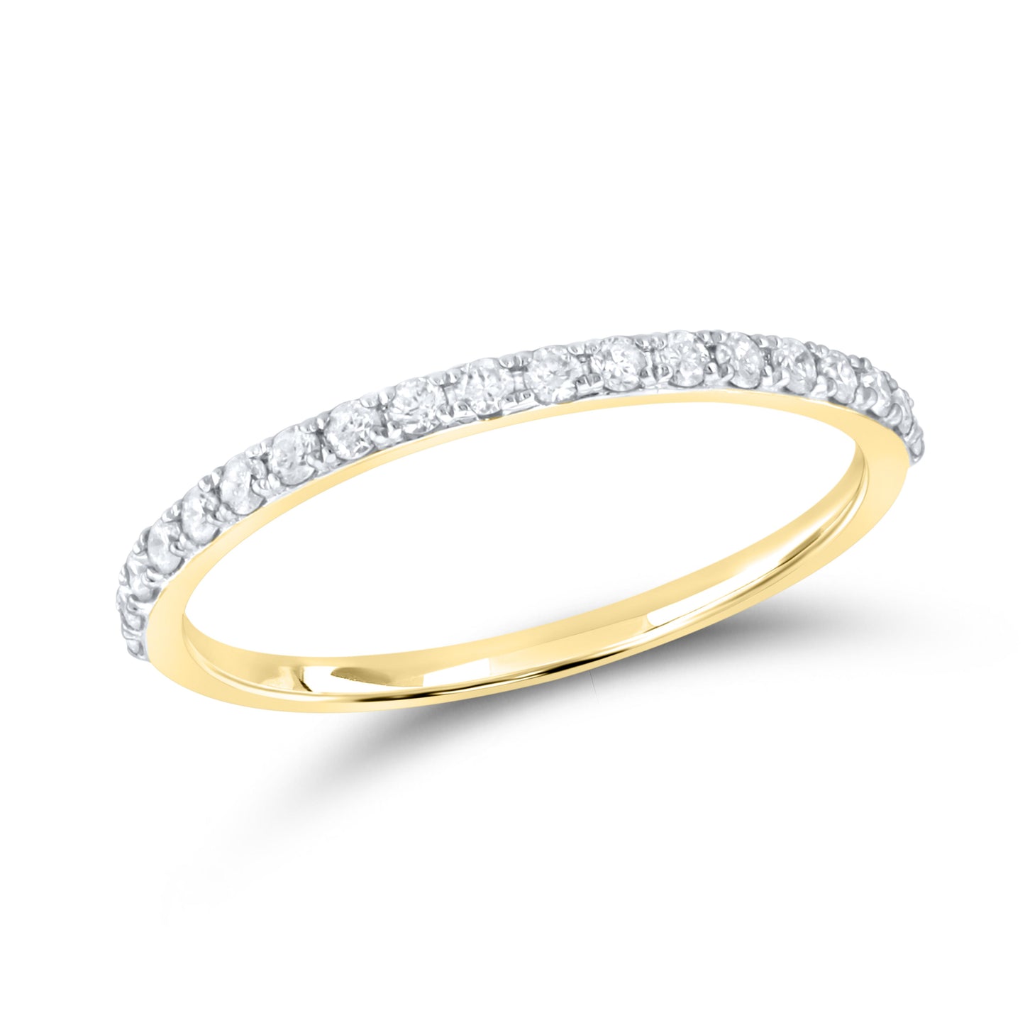 14k yellow gold 0.25 CTW Ladies Diamond Band