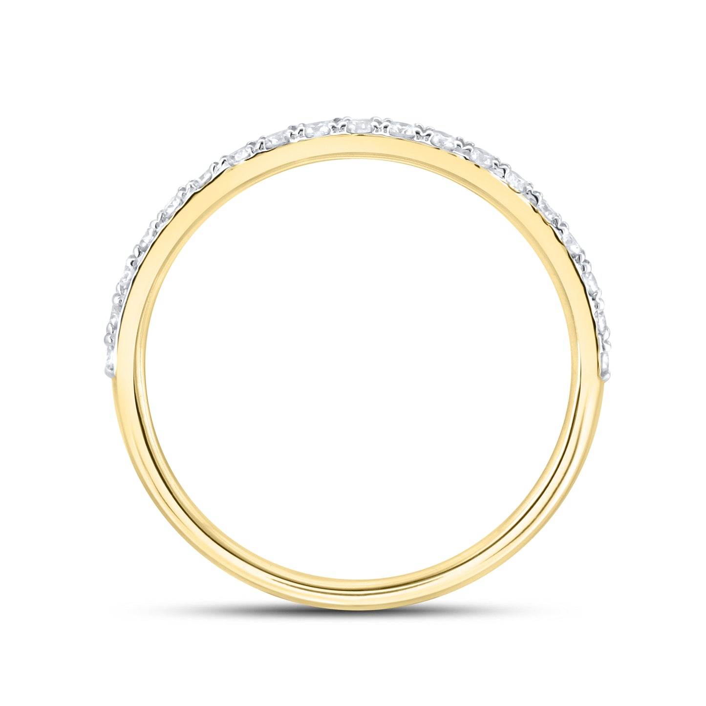 14k yellow gold 0.25 CTW Ladies Diamond Band