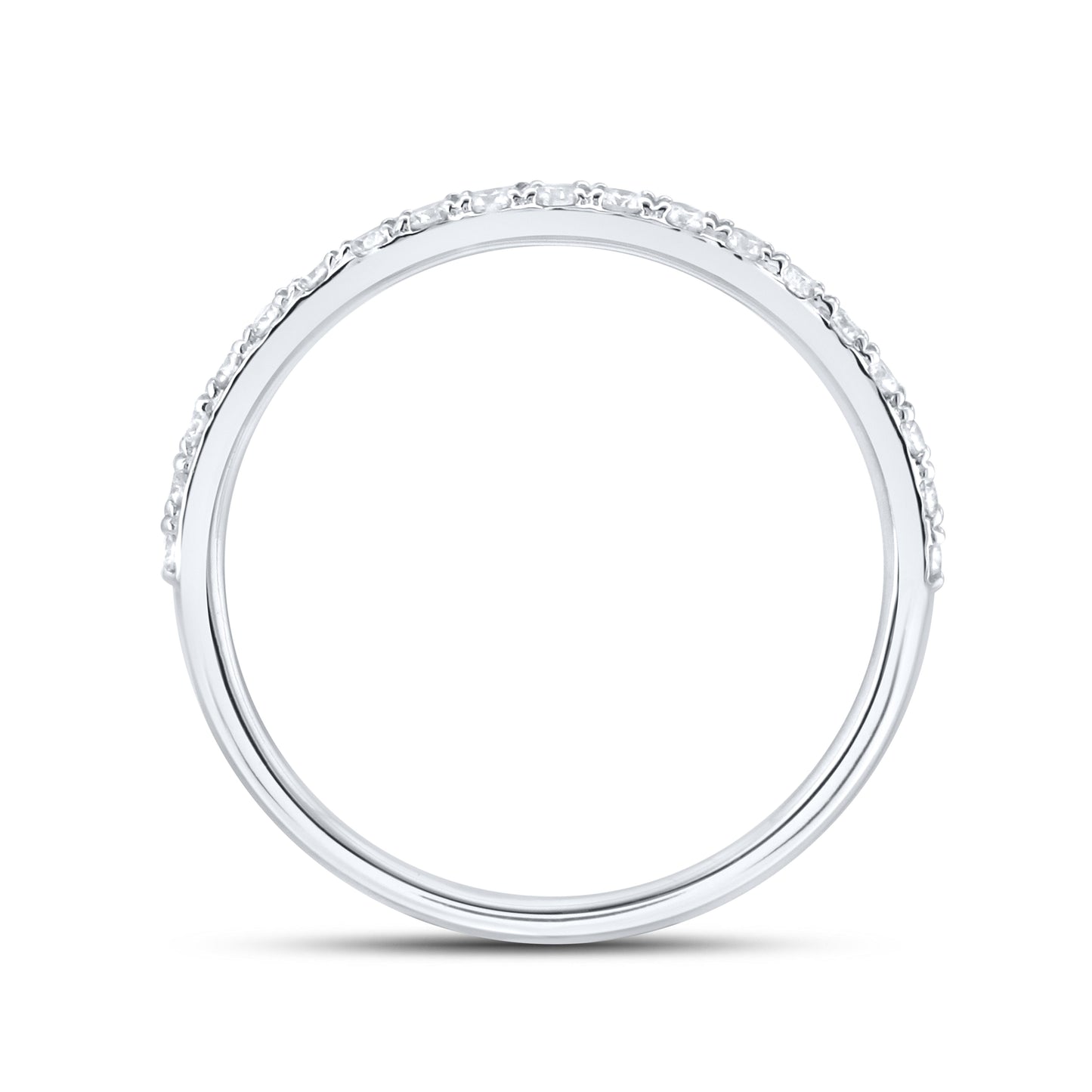 14k white gold 0.25 CTW Ladies Diamond Band