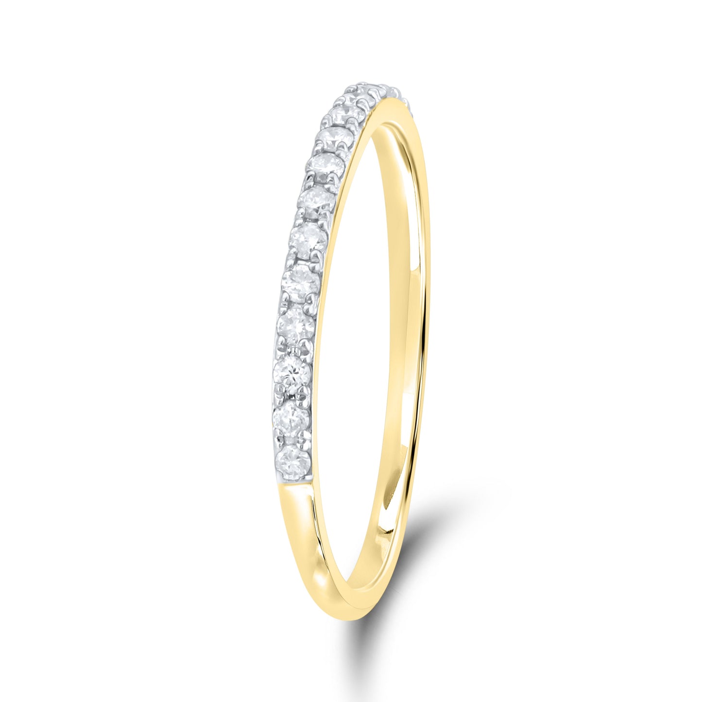 14k yellow gold 0.25 CTW Ladies Diamond Band