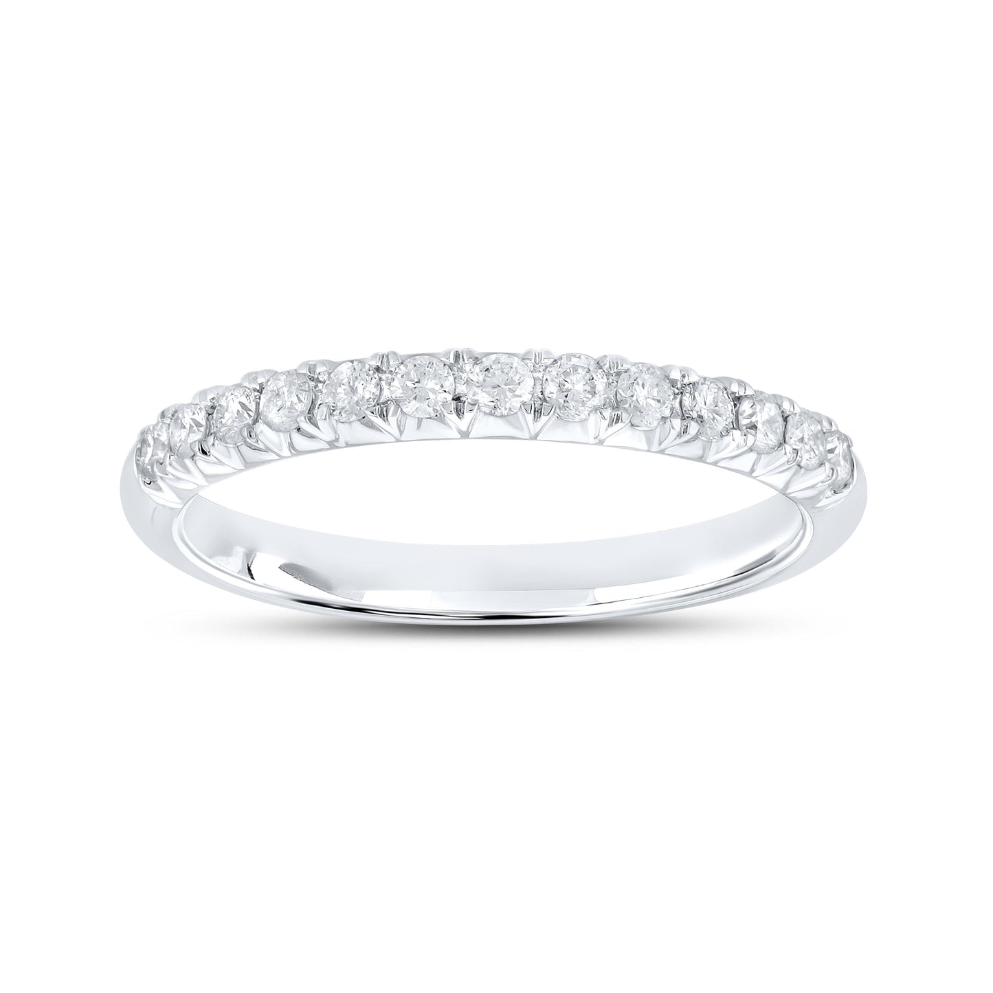 14kt White Gold 0.25 CTW LADIES Diamond Band