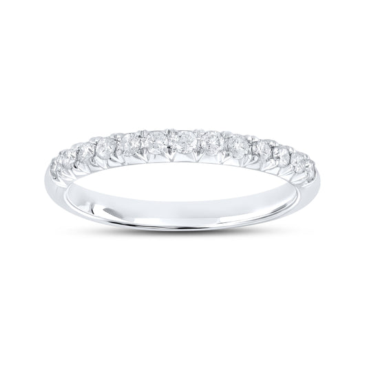14kt White Gold 0.25 CTW LADIES Diamond Band