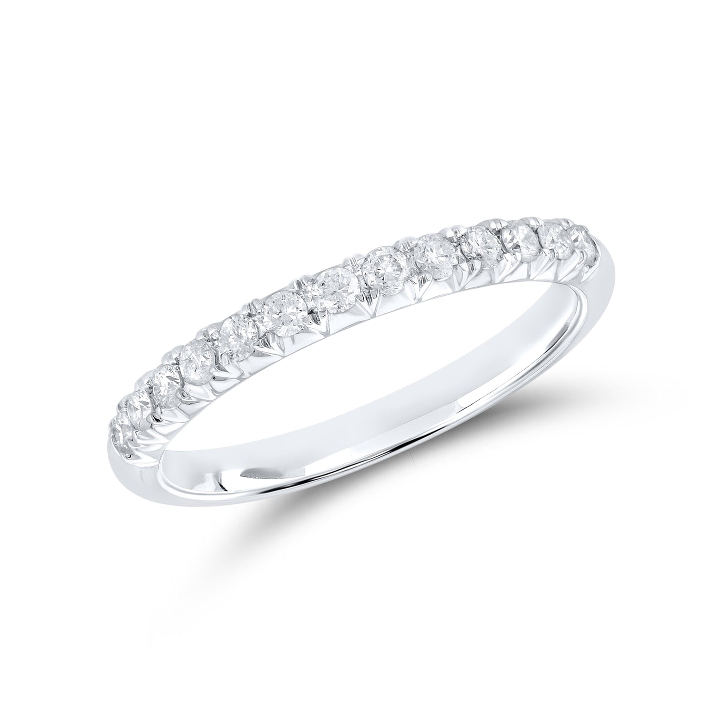 14kt White Gold 0.25 CTW LADIES Diamond Band