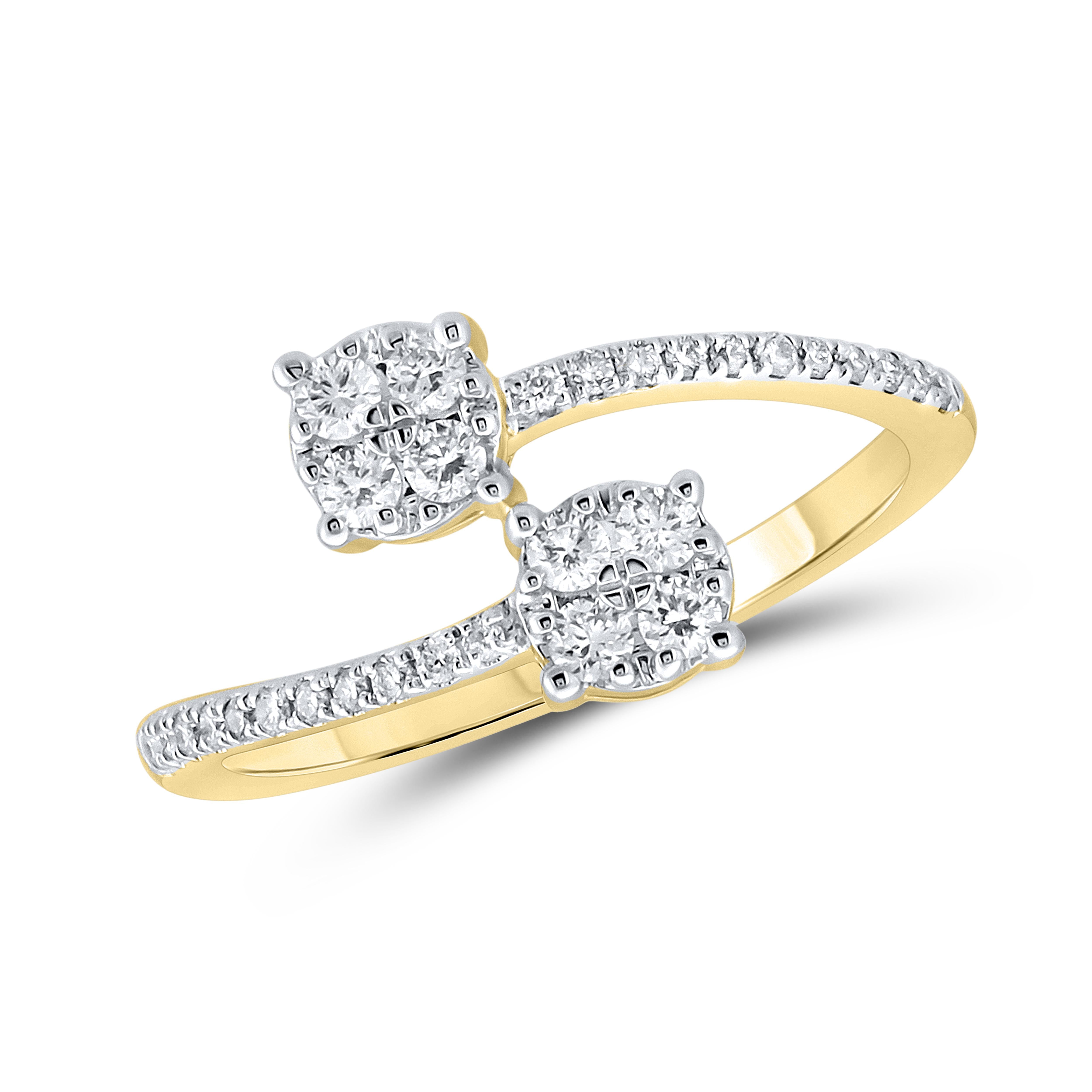 14kt Yellow Gold  0.34 CTW Natural Diamond Ring