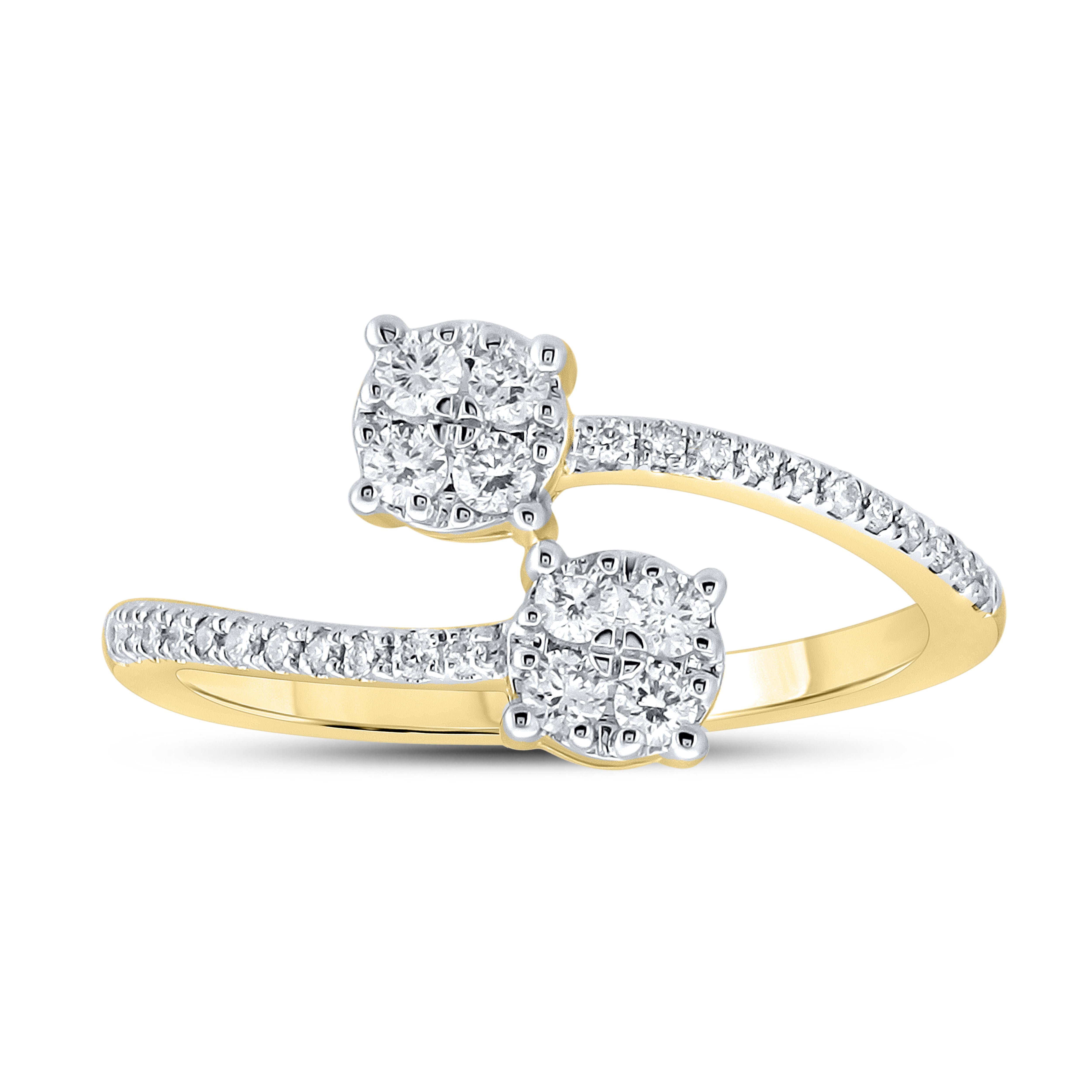 14kt Yellow Gold  0.34 CTW Natural Diamond Ring