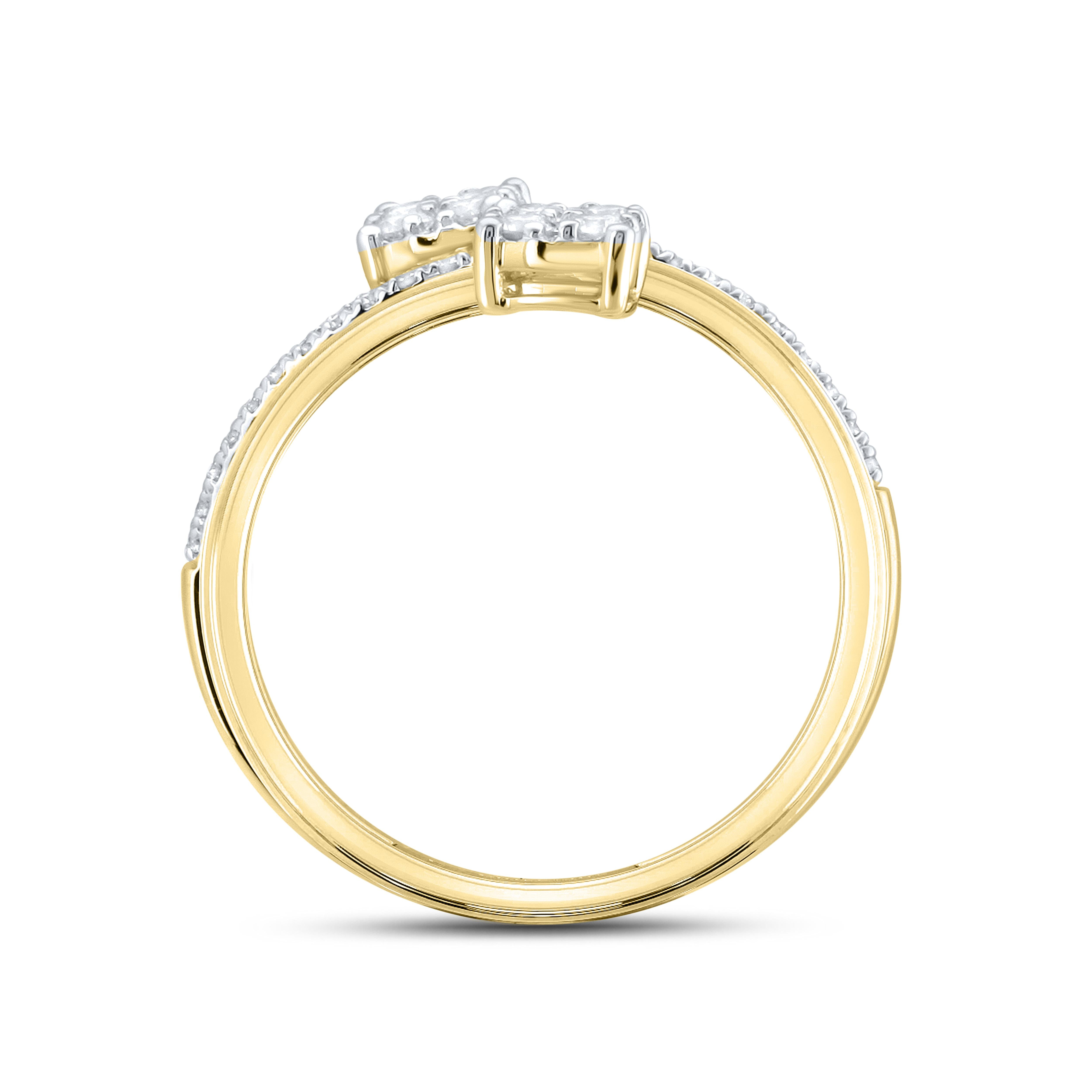 14kt Yellow Gold  0.34 CTW Natural Diamond Ring