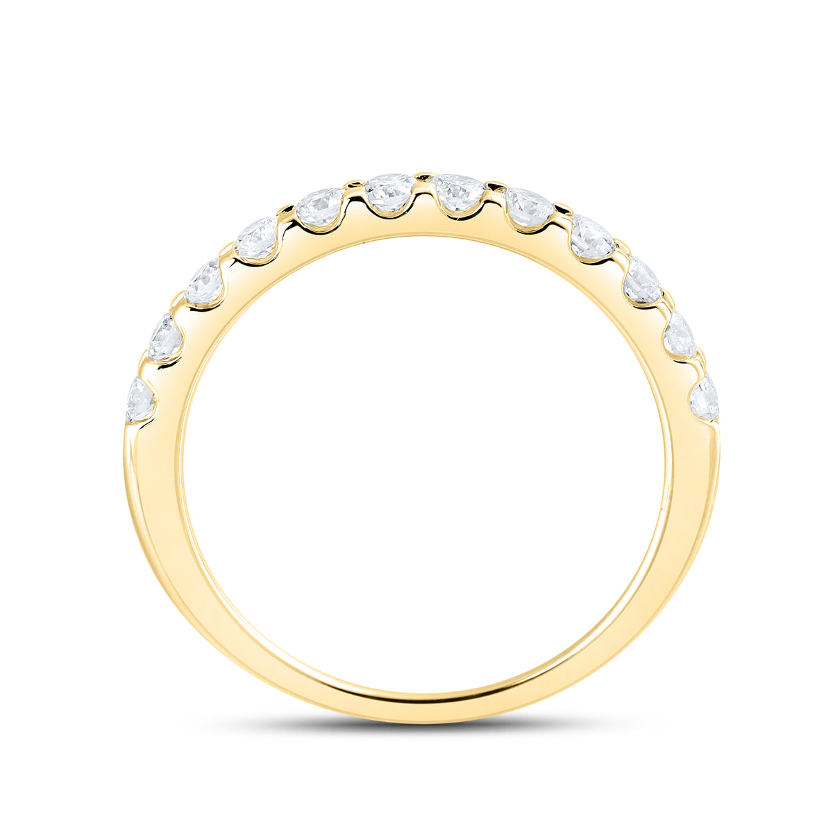 14kt Yellow Gold 0.60ctw Lab Diamond Ladies Band