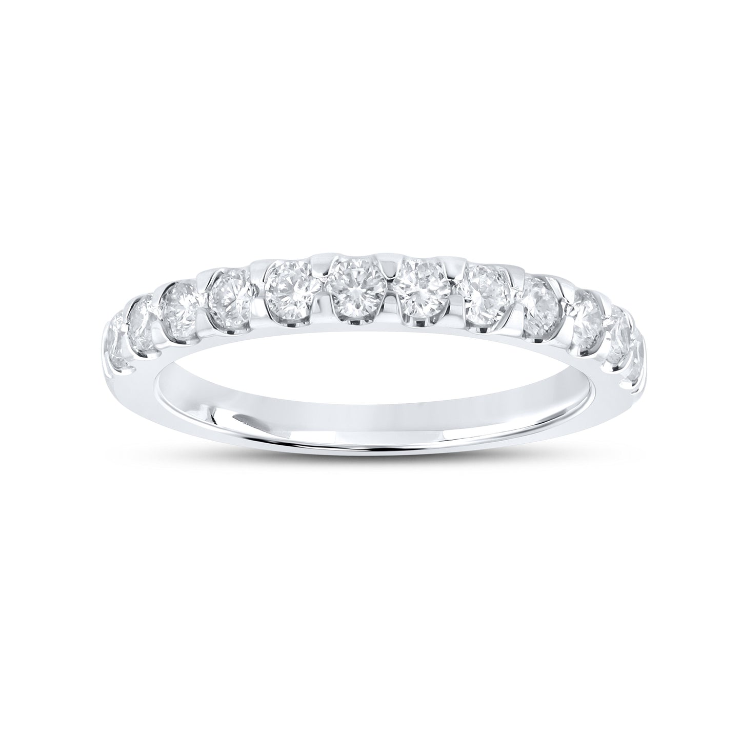 14k white gold 0.60 CTW Ladies Diamond Band